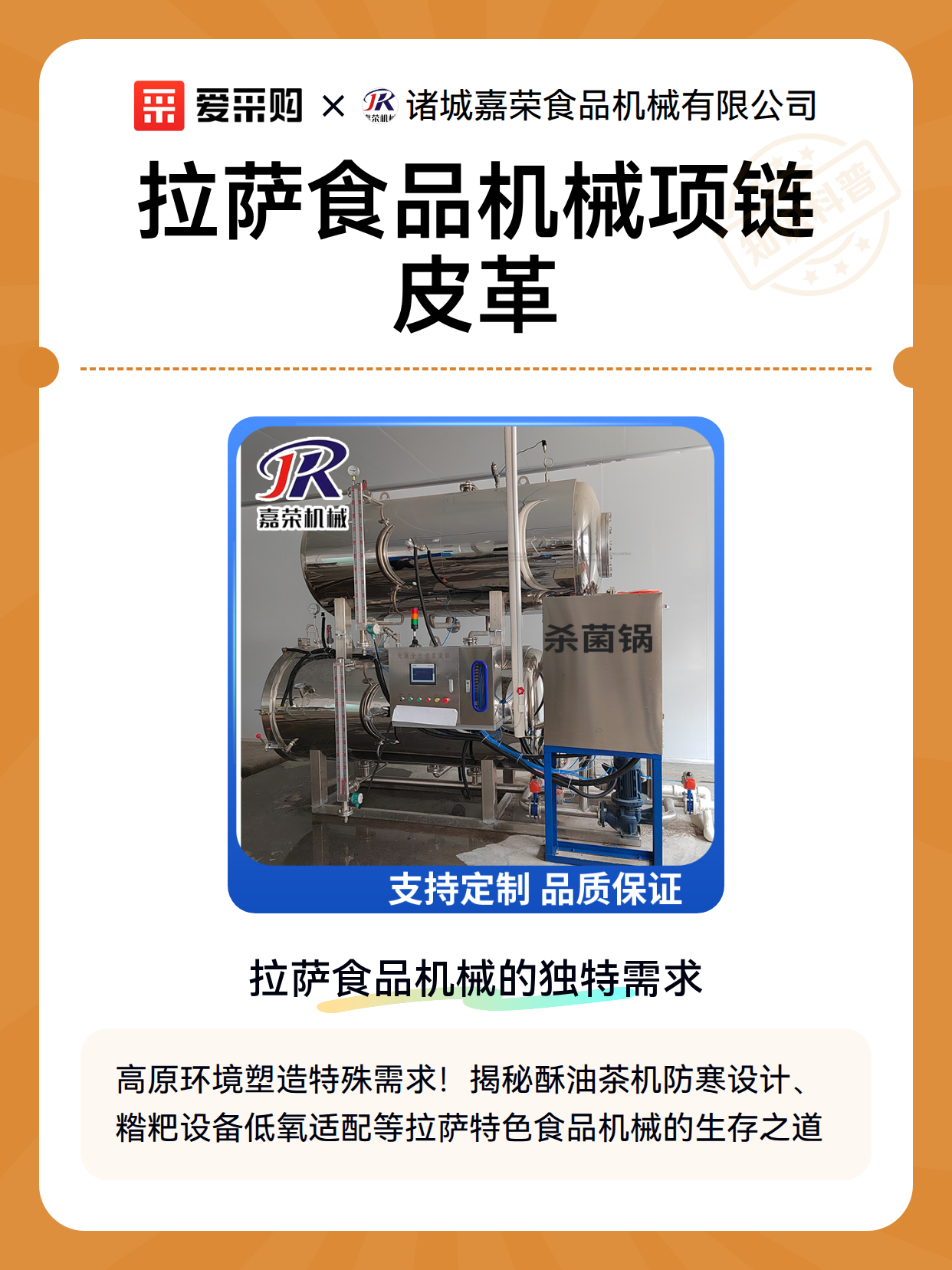 拉萨食品机械项链皮革（图2）