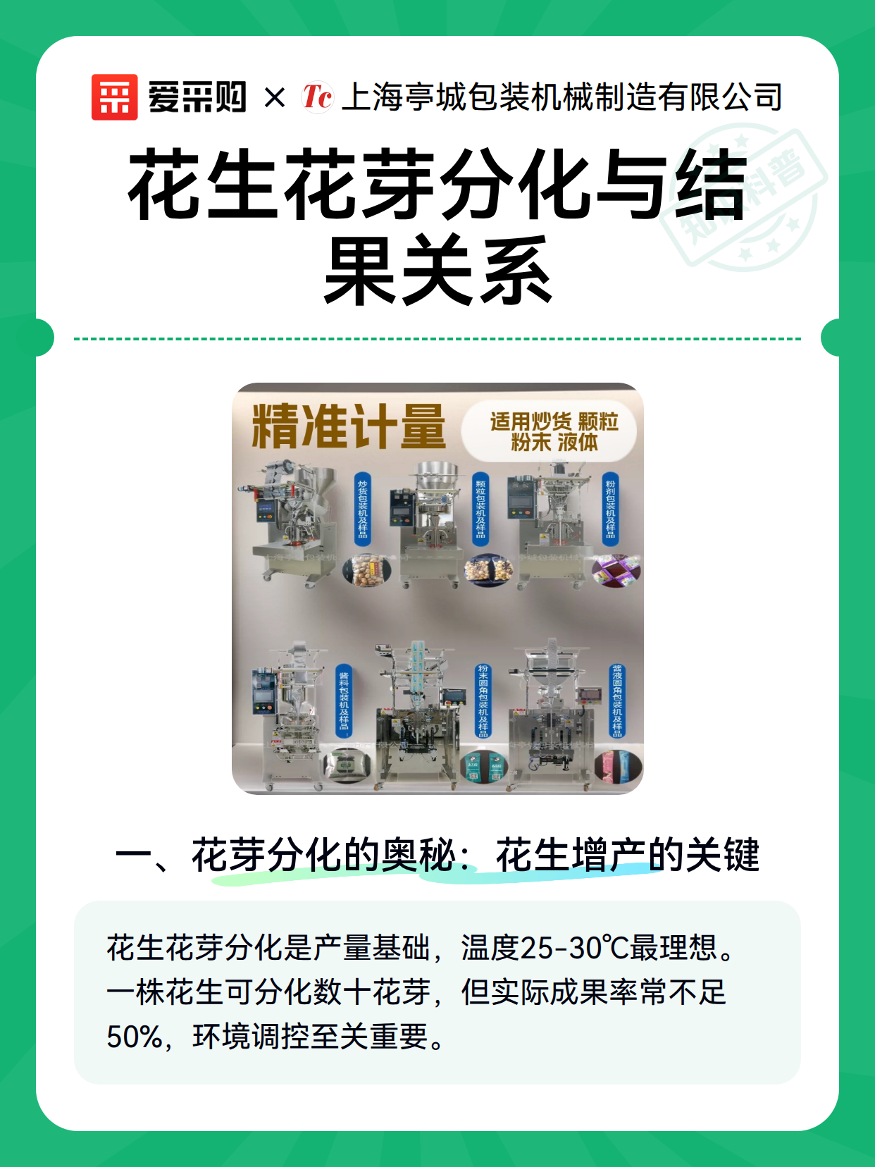 花生花芽分化与结果关系（图1）