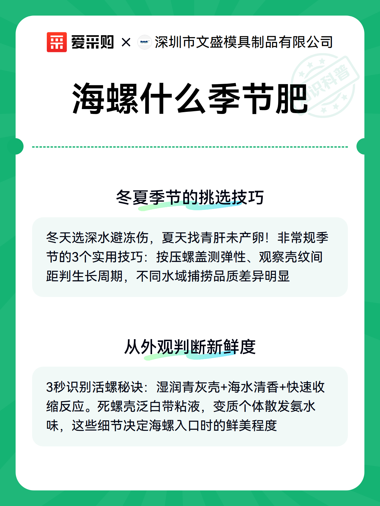 海螺什么季节肥（图2）