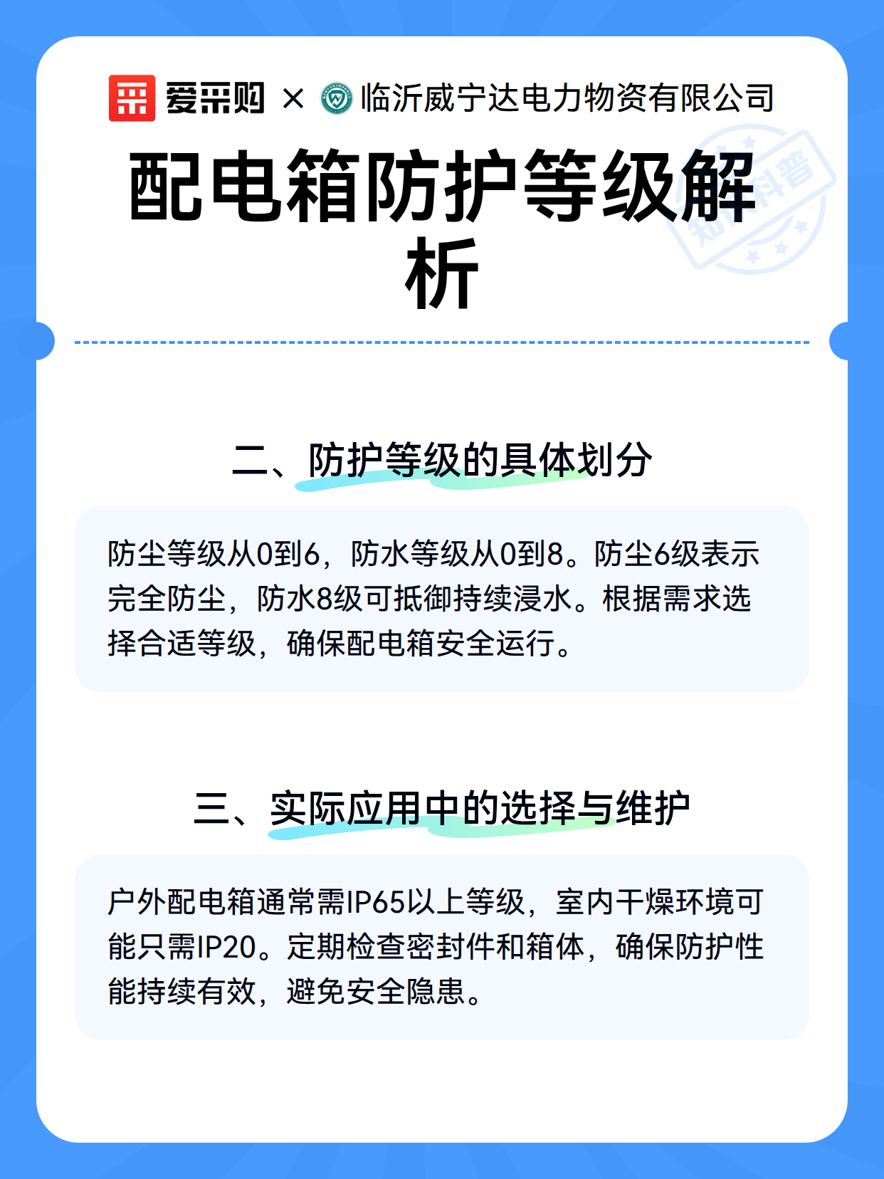 配电箱防护等级解析（图3）