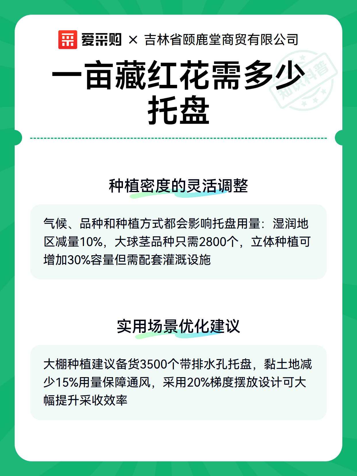 一亩藏红花需多少托盘（图3）