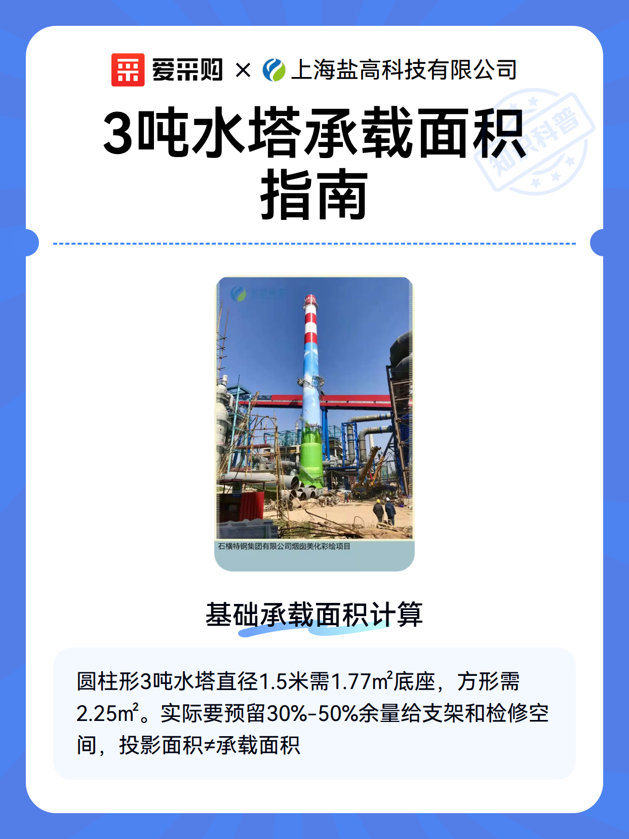 3吨水塔承载面积指南（图2）