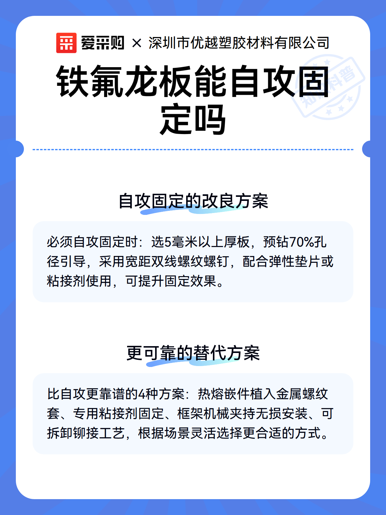 铁氟龙板能自攻固定吗（图3）