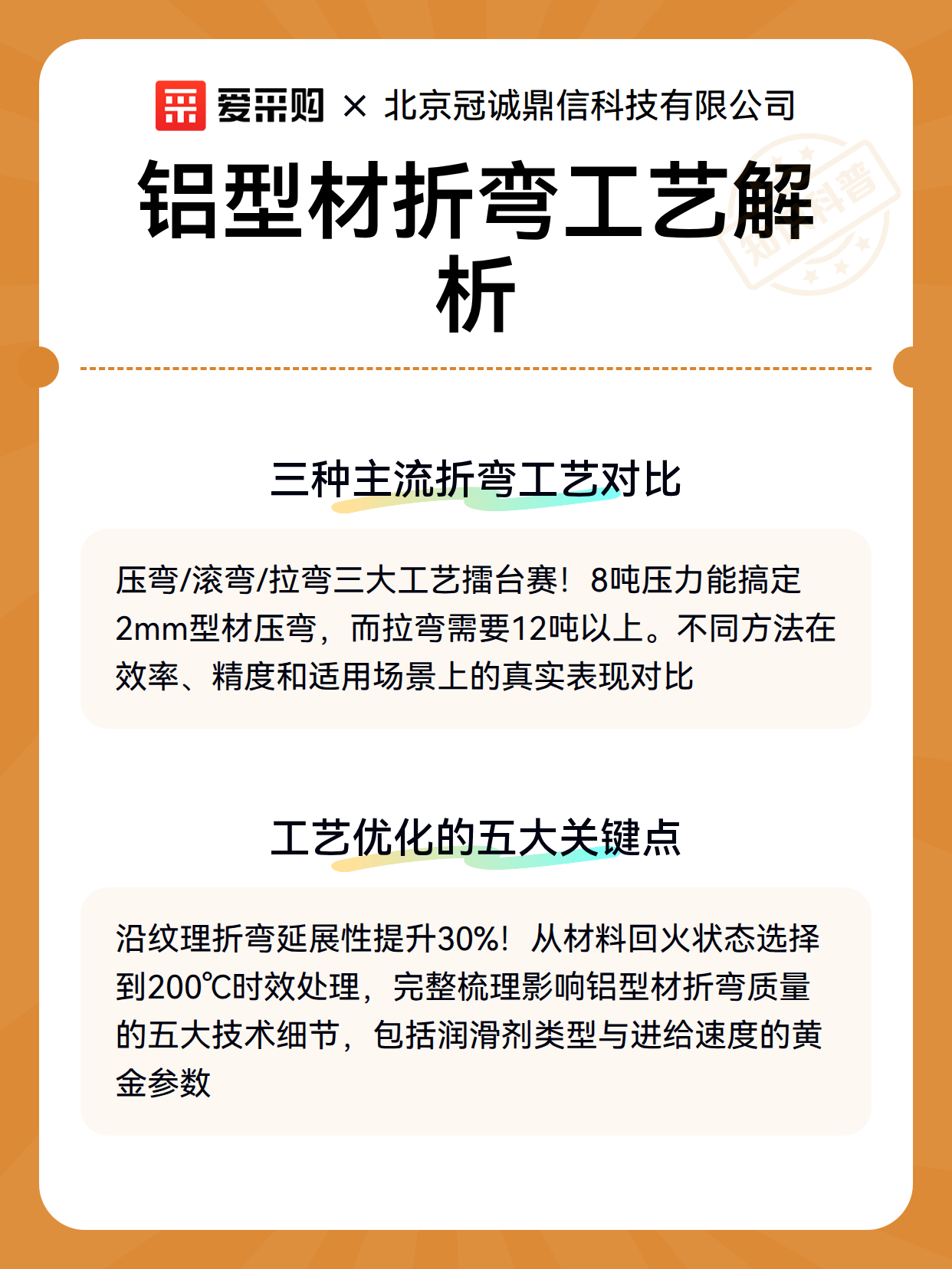 铝型材折弯工艺解析（图2）