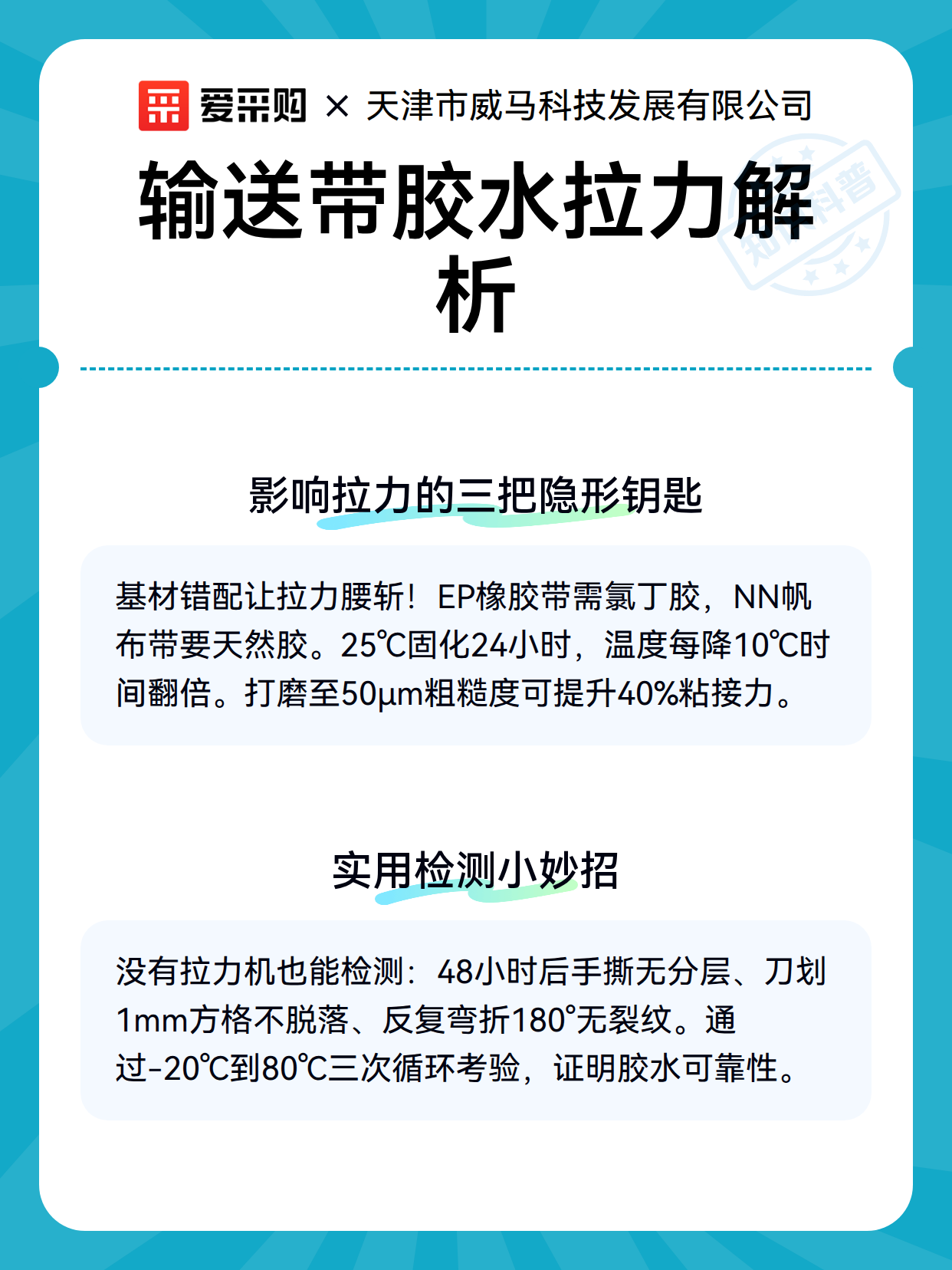 输送带胶水拉力解析（图3）