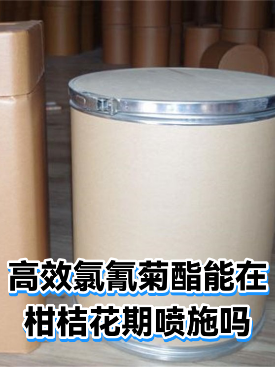 高效氯氰菊酯能在柑桔花期喷施吗（图1）