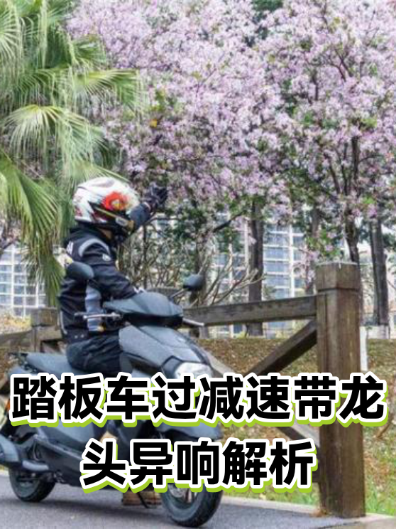 踏板车过减速带龙头异响解析（图1）