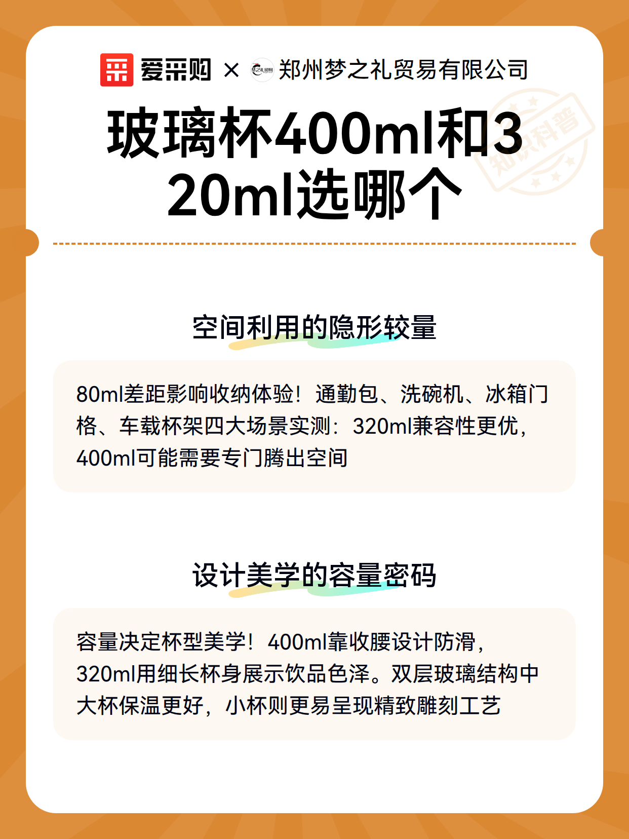 玻璃杯400ml和320ml选哪个（图3）
