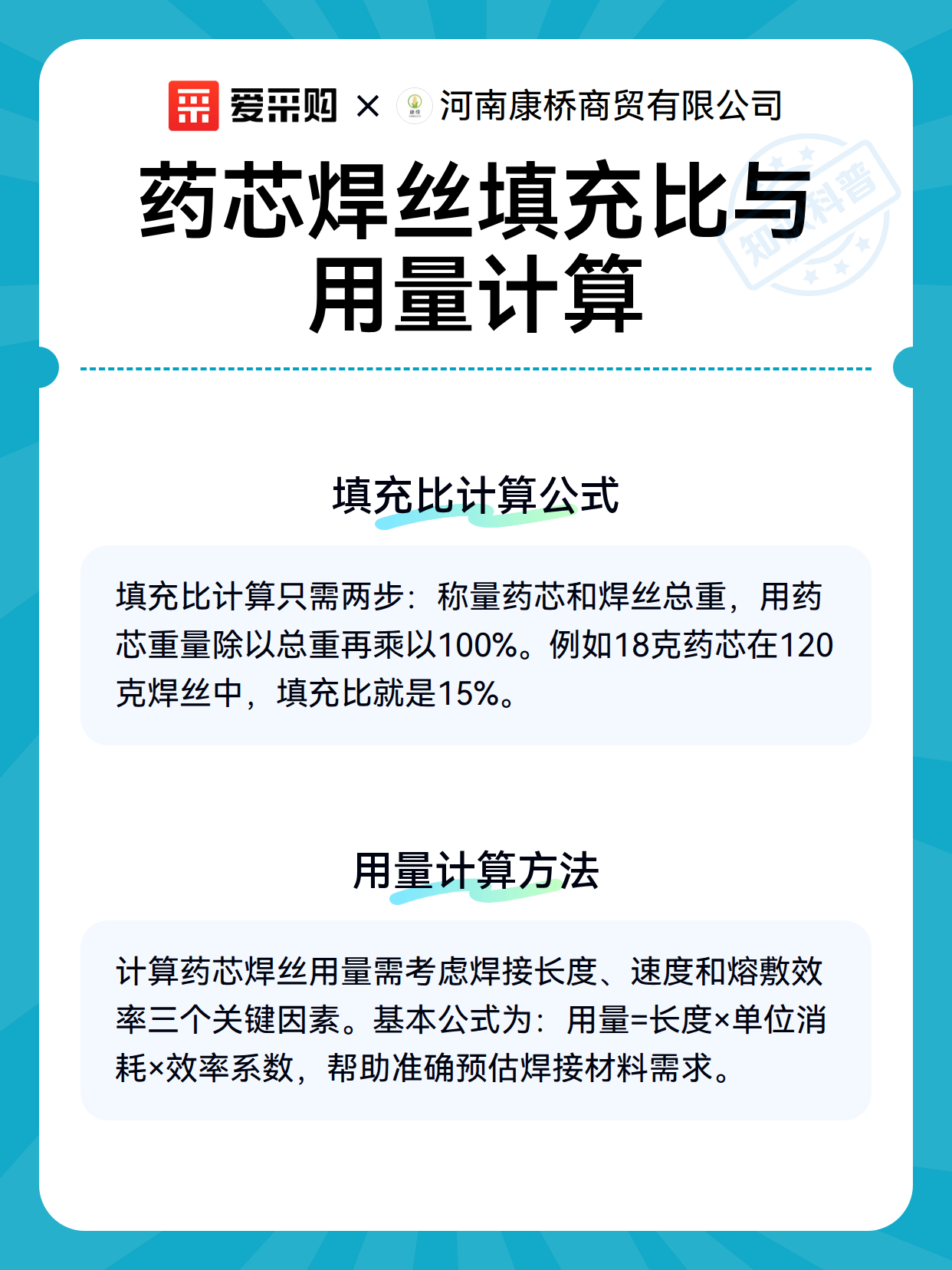 药芯焊丝填充比与用量计算（图3）