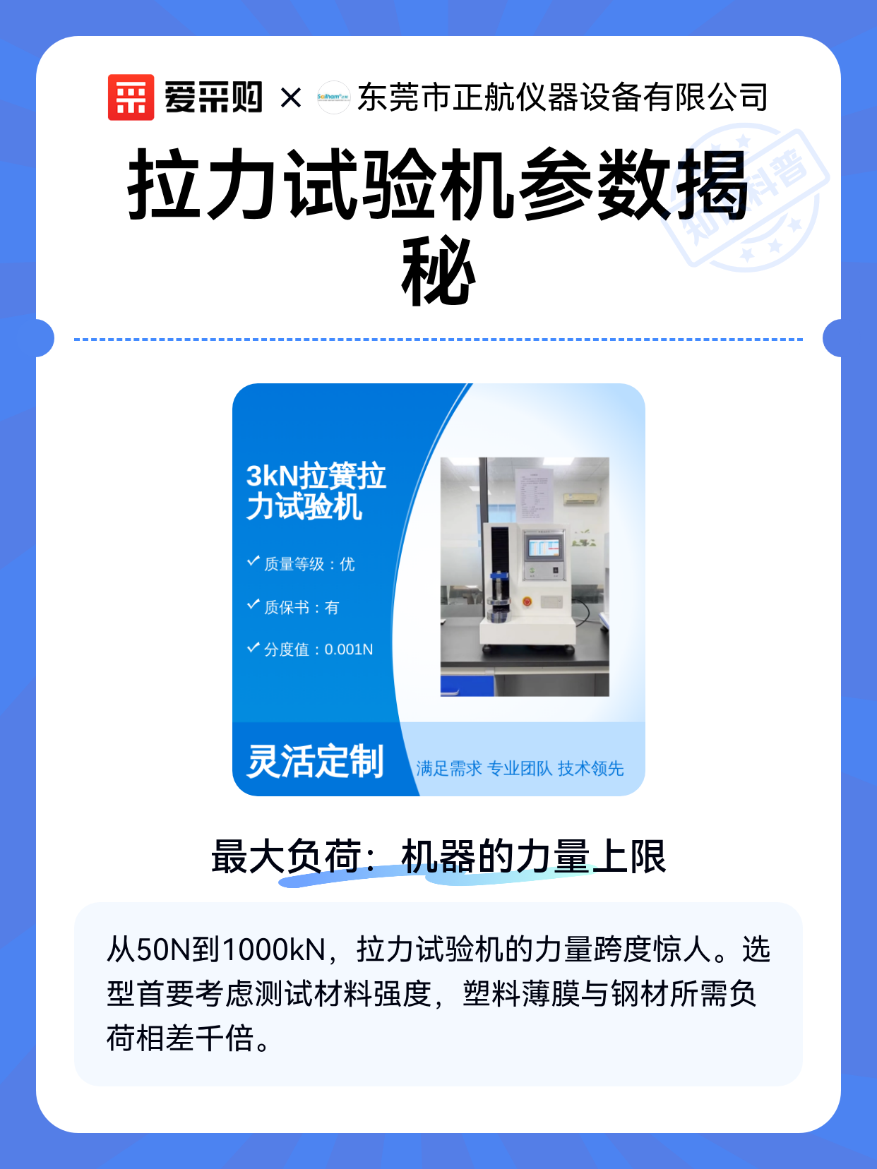 拉力试验机参数揭秘（图1）