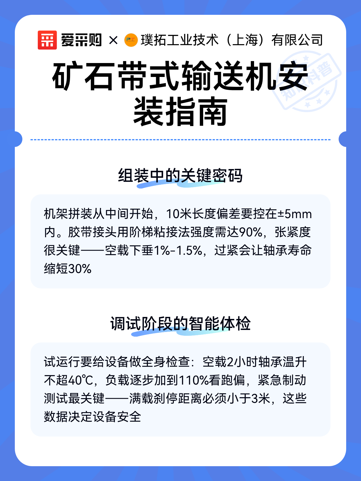 矿石带式输送机安装指南（图2）