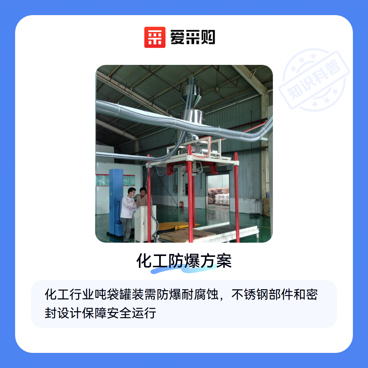 吨袋罐装设备在化工和食品行业会遇到哪些挑战？（图1）