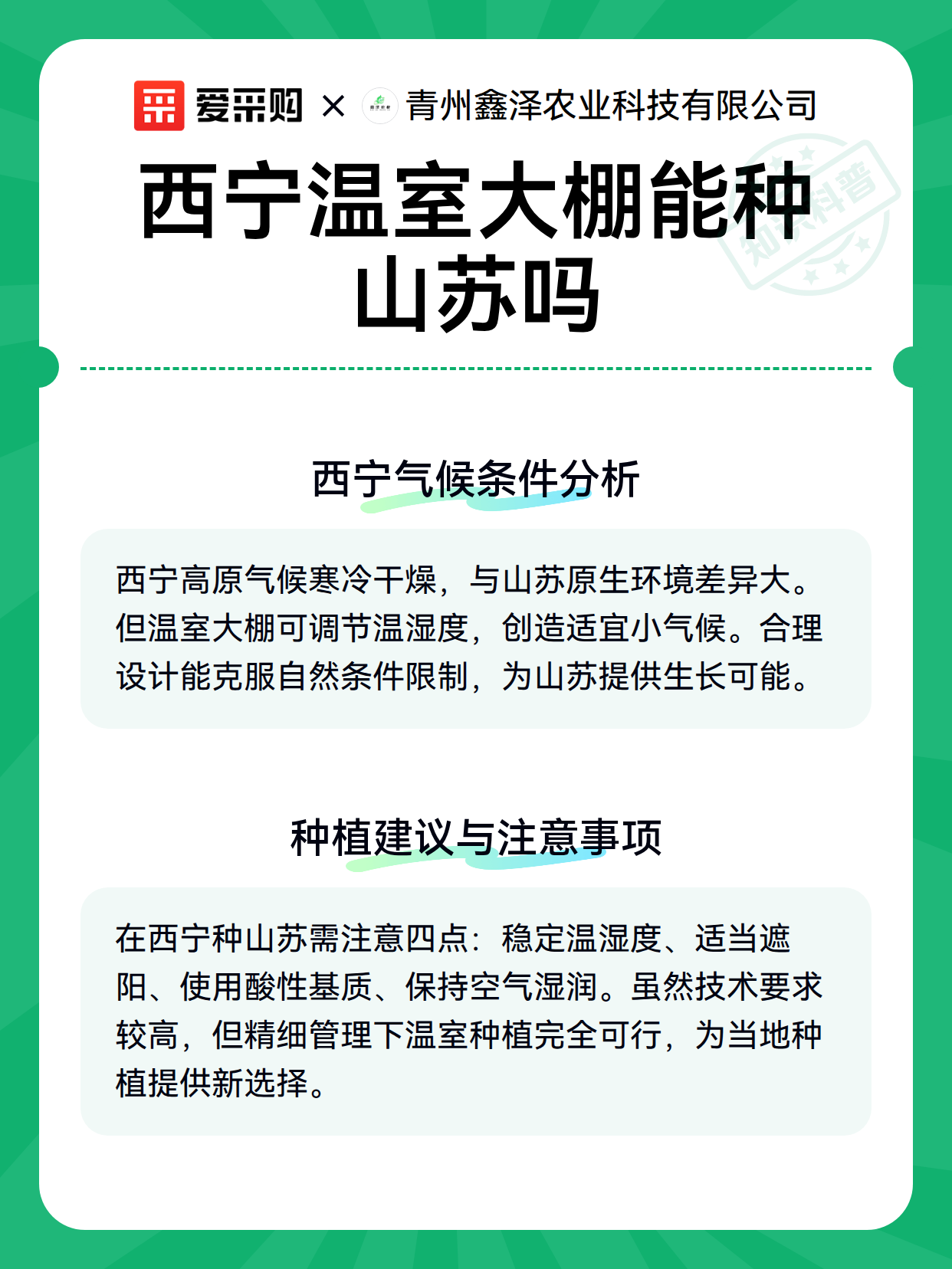 西宁温室大棚能种山苏吗（图3）