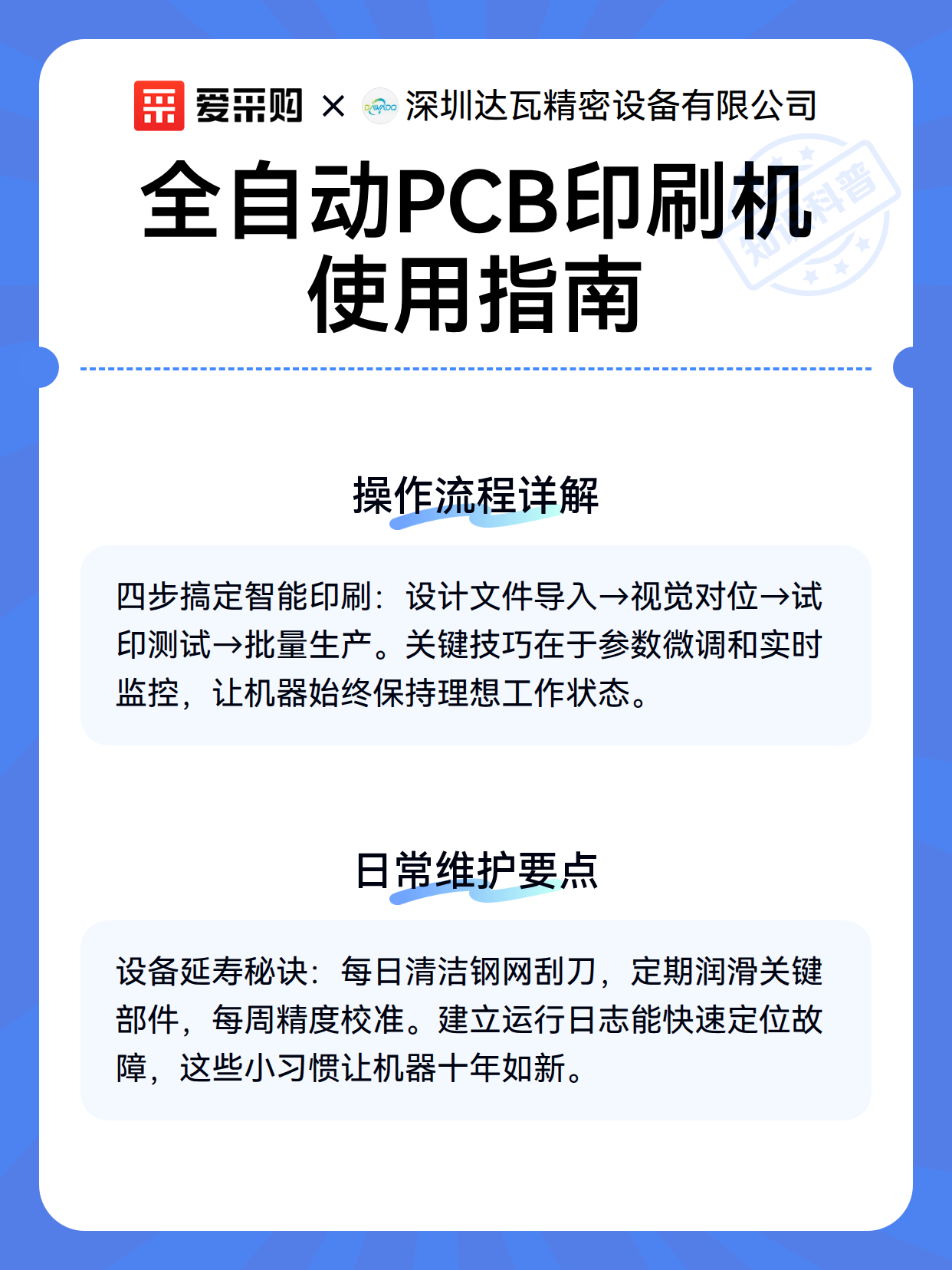 全自动PCB印刷机使用指南（图3）