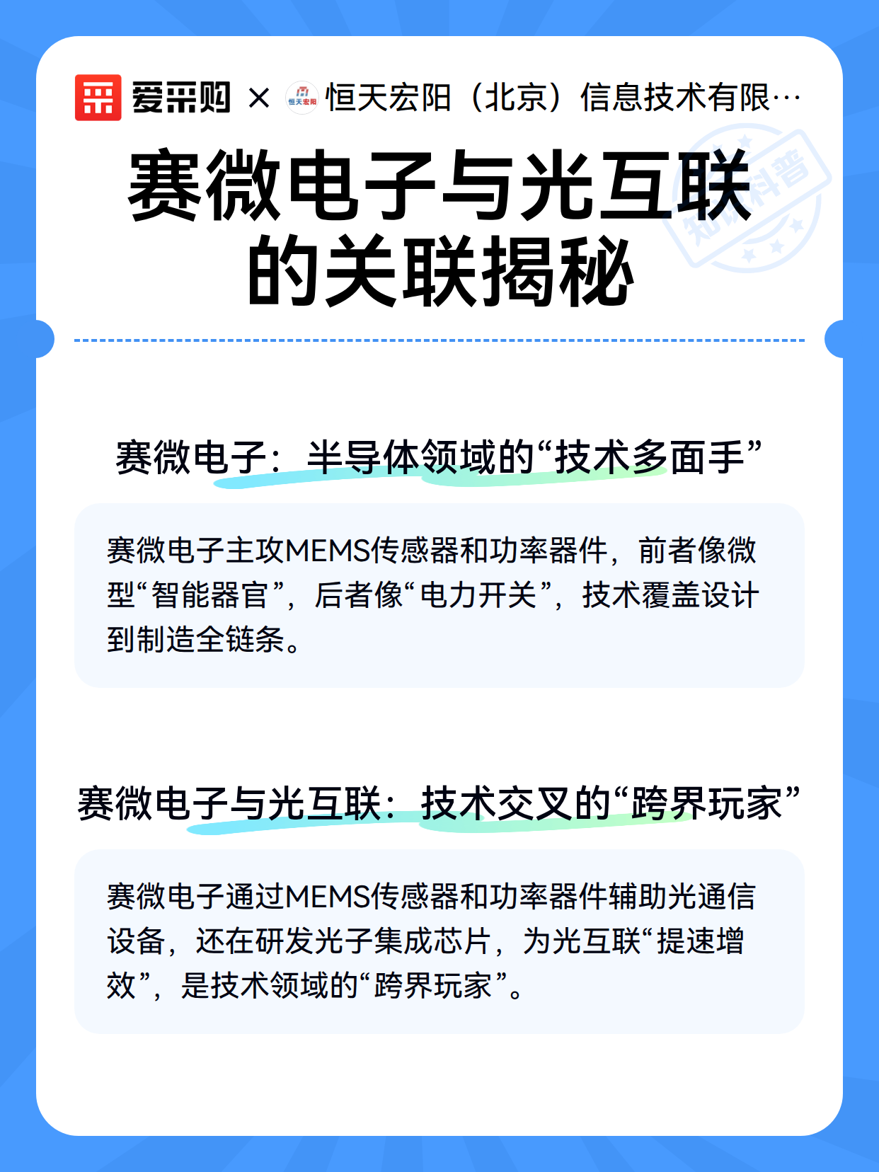赛微电子与光互联的关联揭秘（图2）