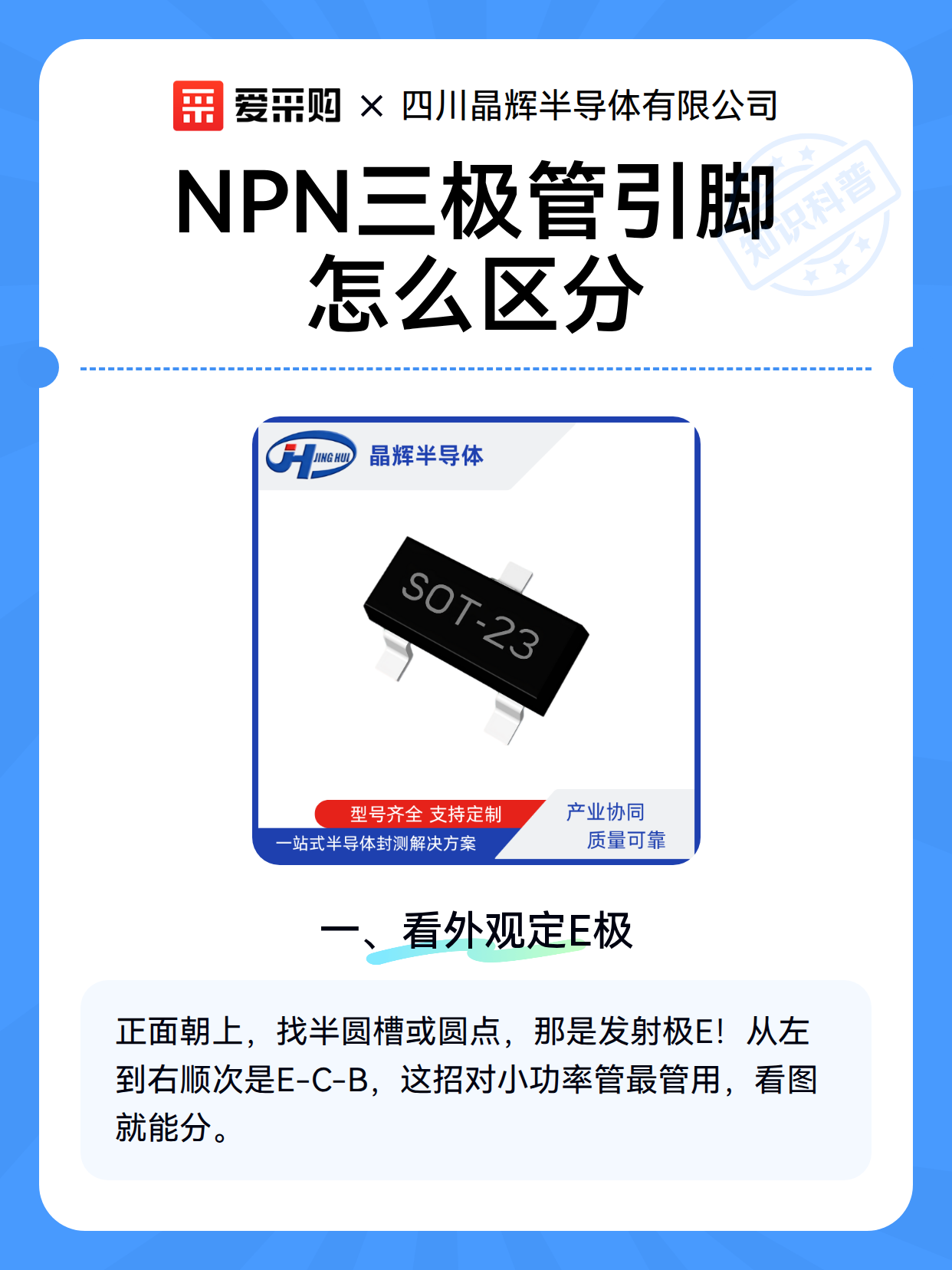 NPN三极管引脚怎么区分（图2）
