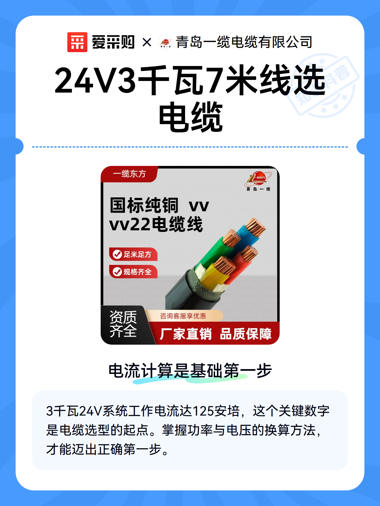 24V3千瓦7米线选电缆（图2）