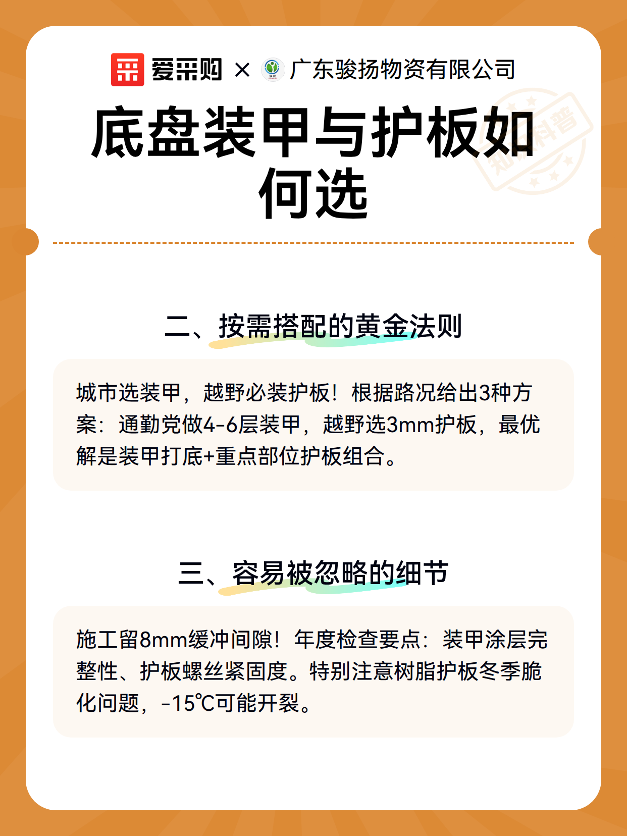 底盘装甲与护板如何选（图3）