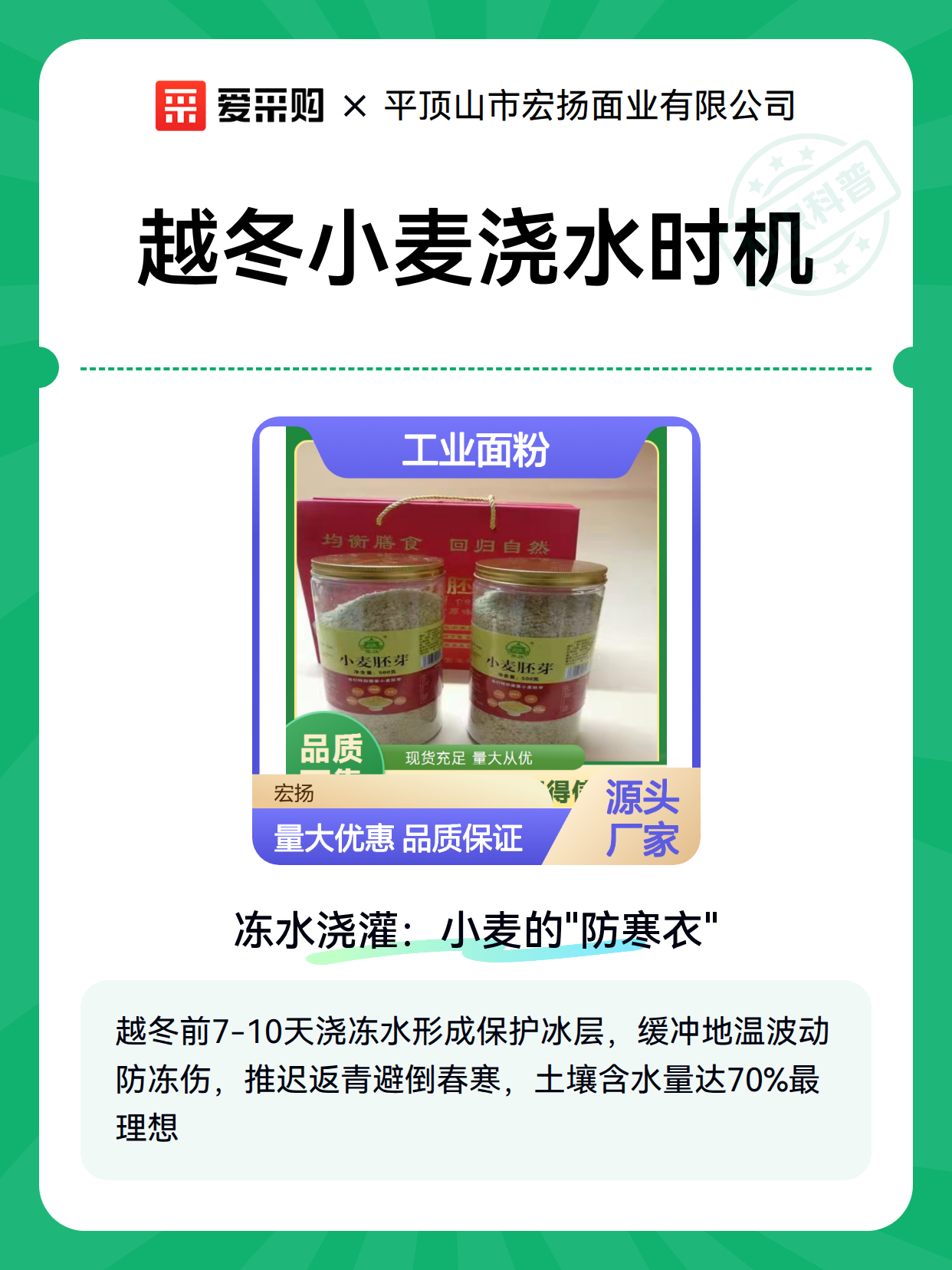 越冬小麦浇水时机（图1）