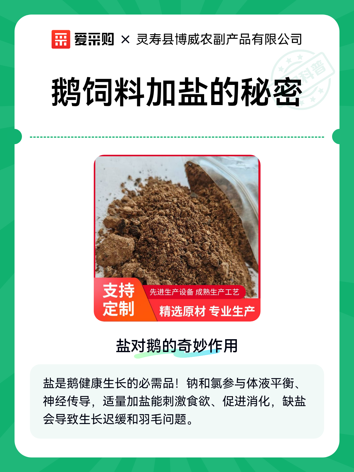 鹅饲料加盐的秘密（图1）