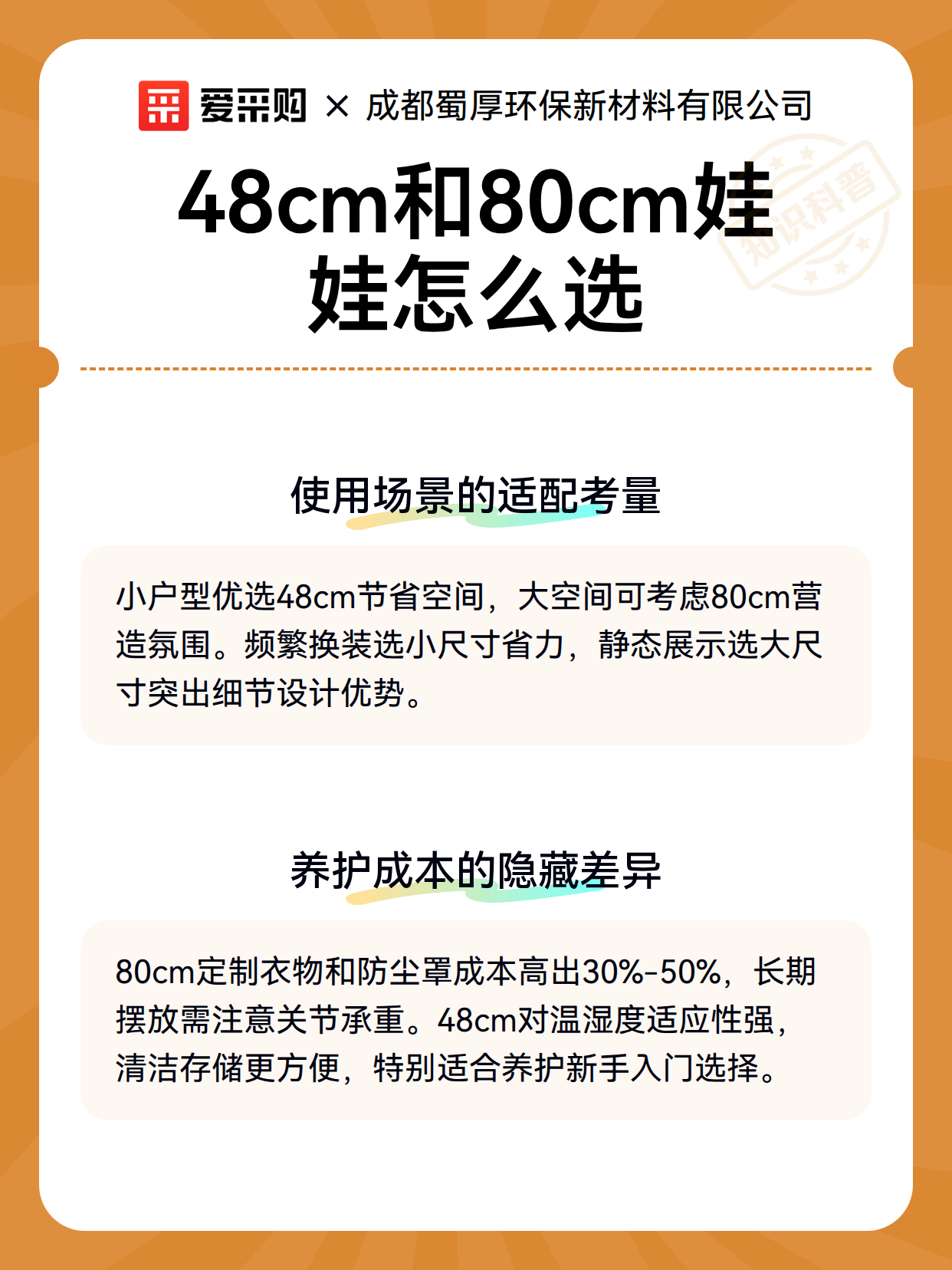 48cm和80cm娃娃怎么选（图3）