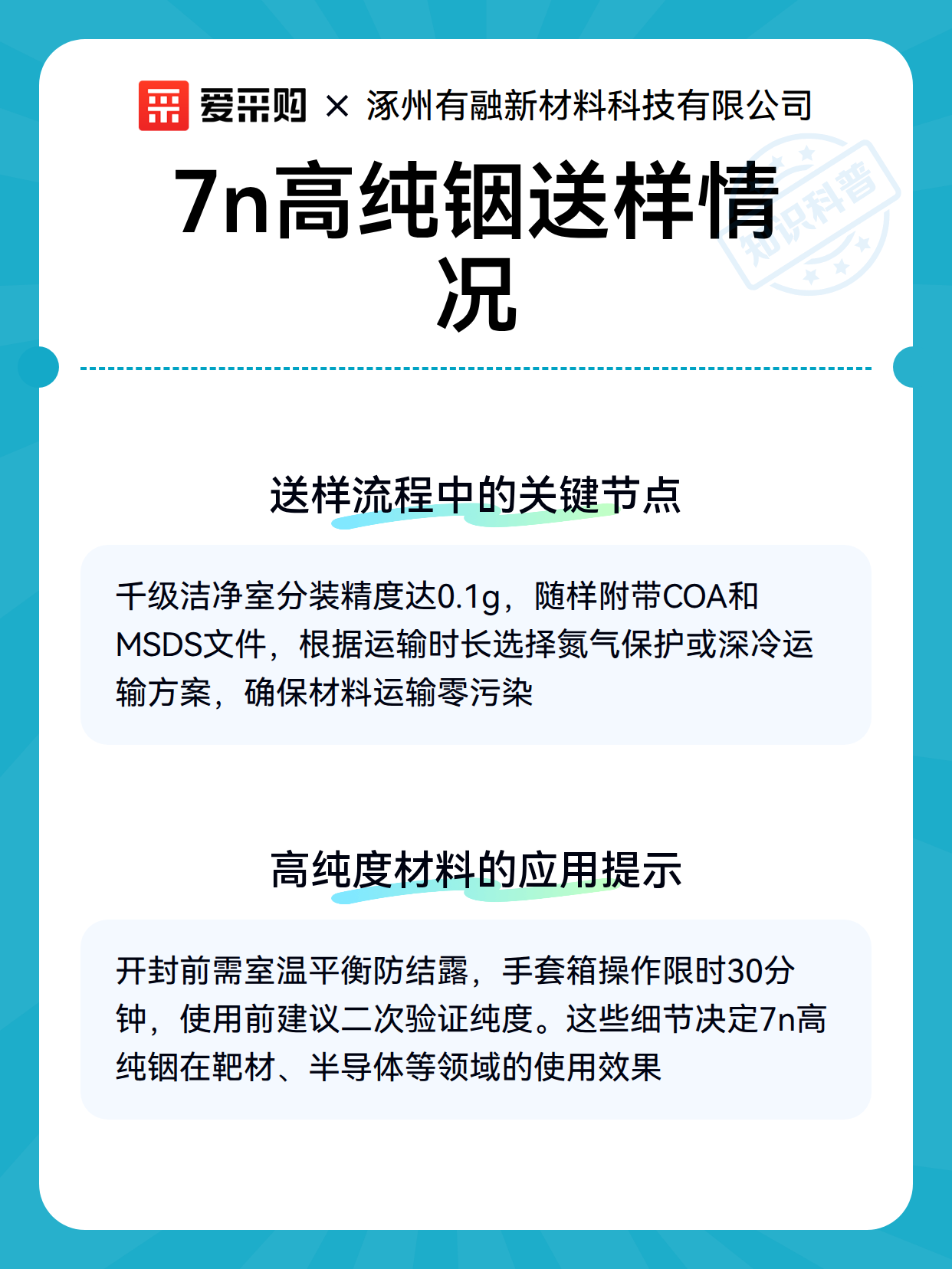 7n高纯铟送样情况（图3）