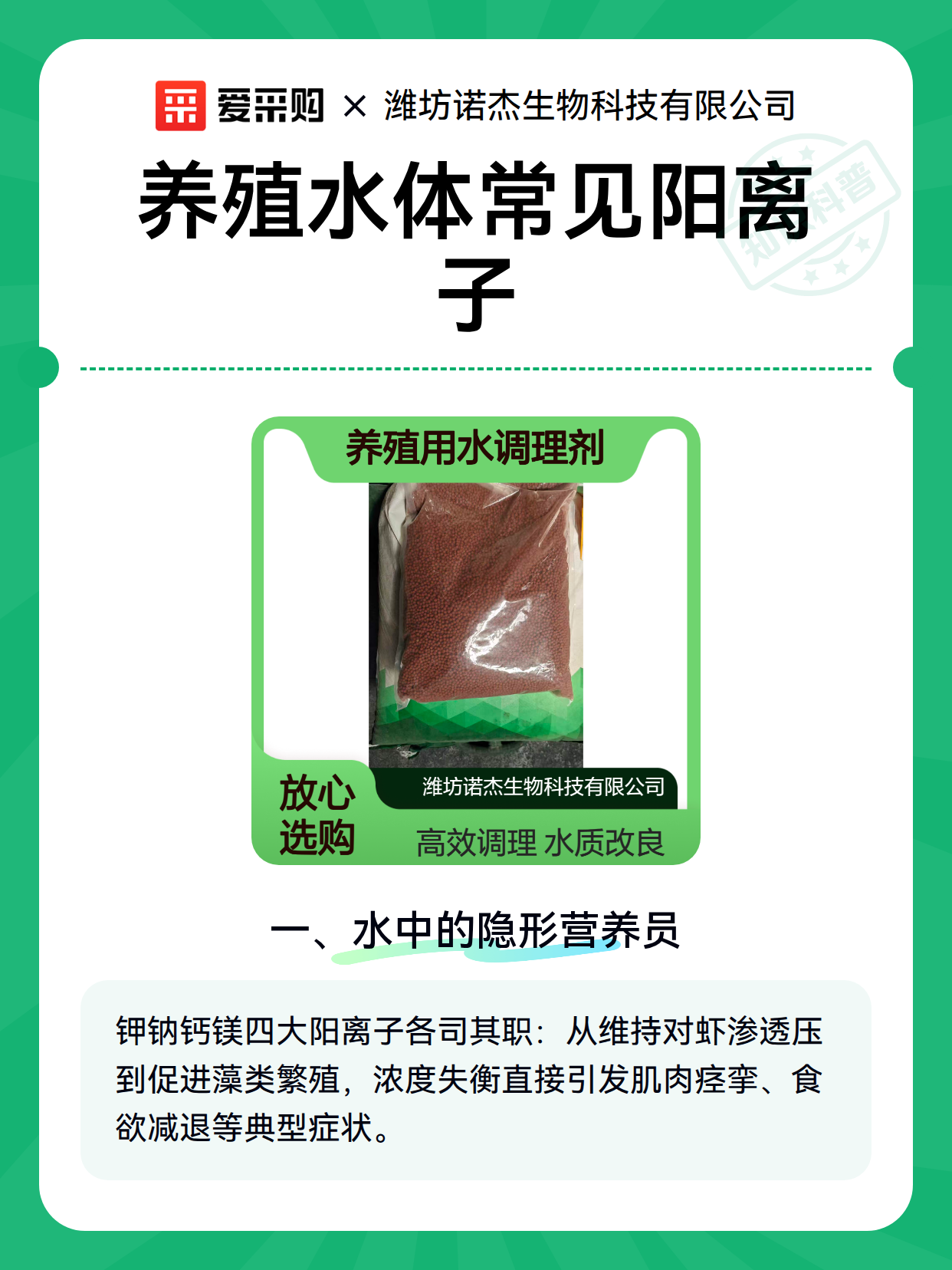 养殖水体常见阳离子（图1）