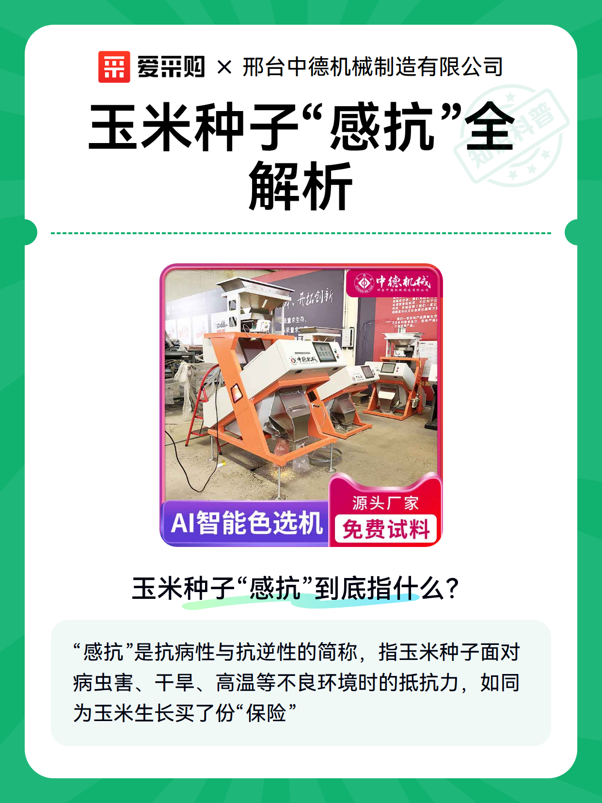 玉米种子“感抗”全解析（图2）