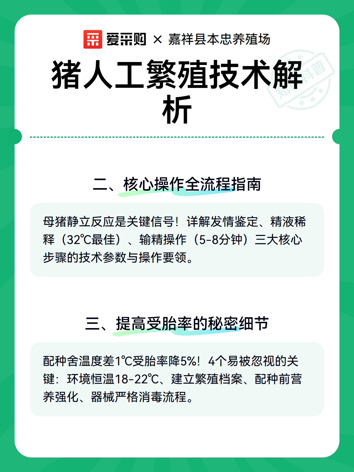 猪人工繁殖技术解析（图2）