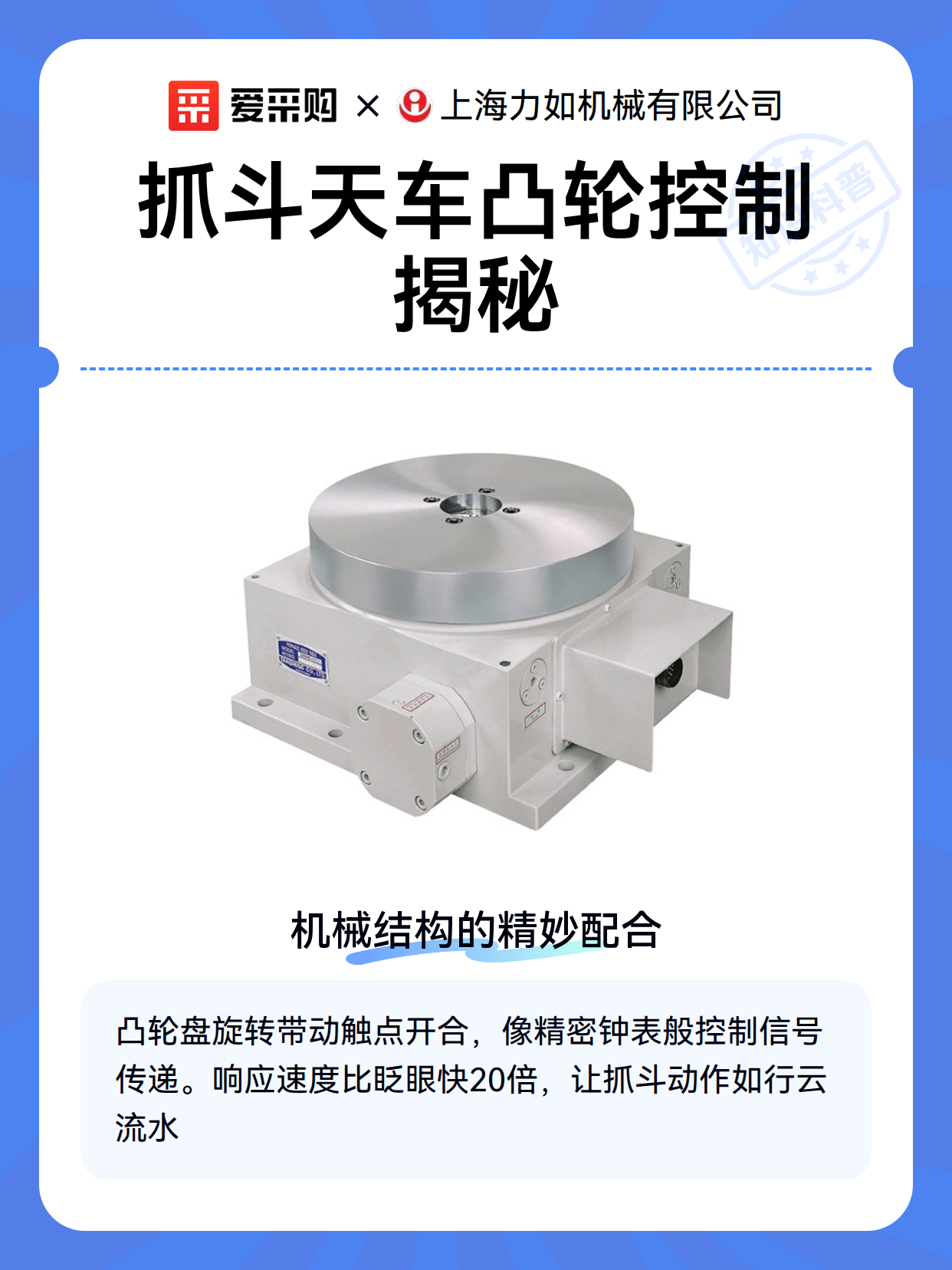 抓斗天车凸轮控制揭秘（图2）