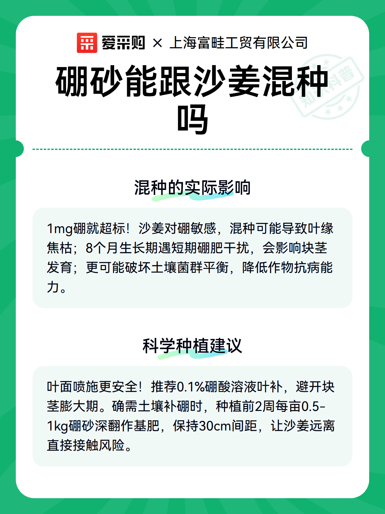 硼砂能跟沙姜混种吗（图3）