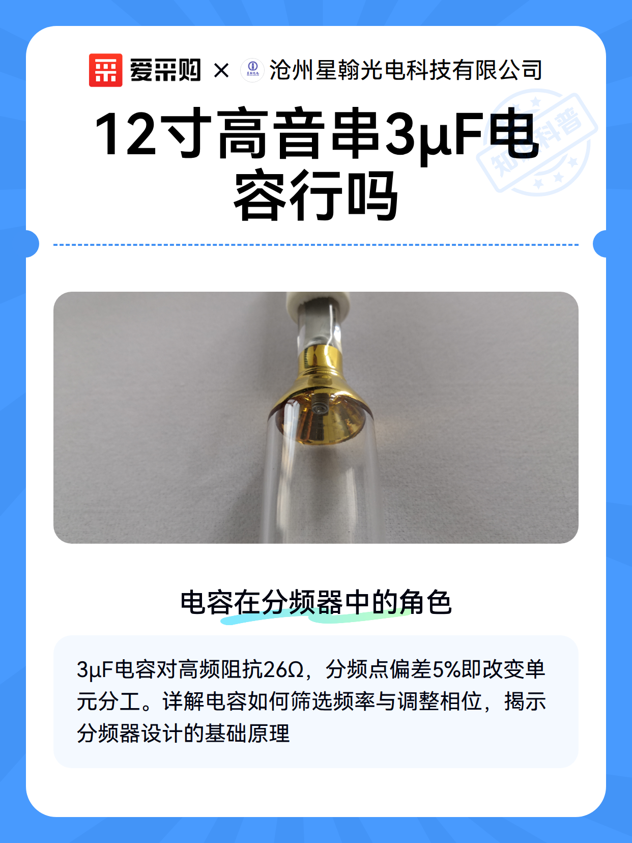 12寸高音串3μF电容行吗（图2）