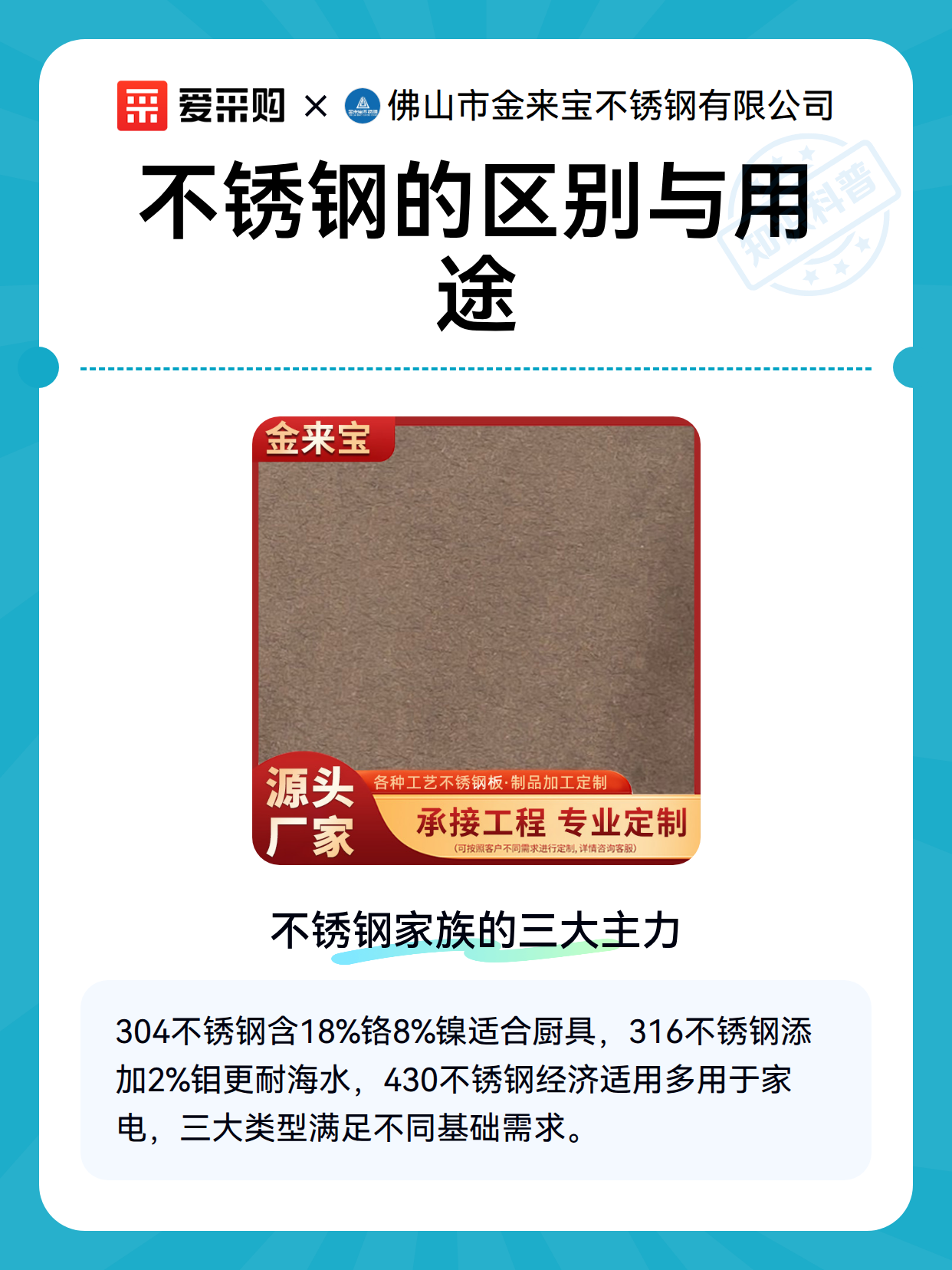 不锈钢的区别与用途（图2）