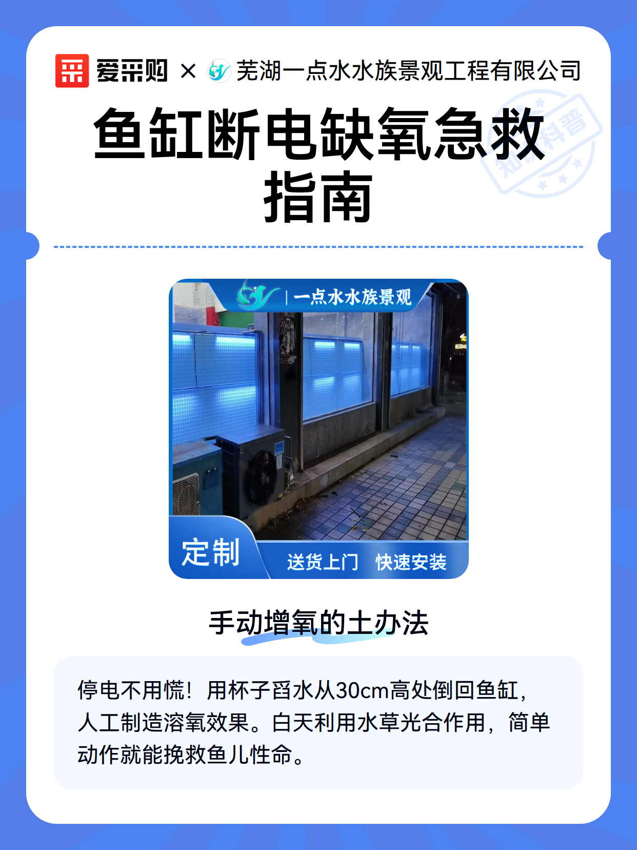 鱼缸断电缺氧急救指南（图1）