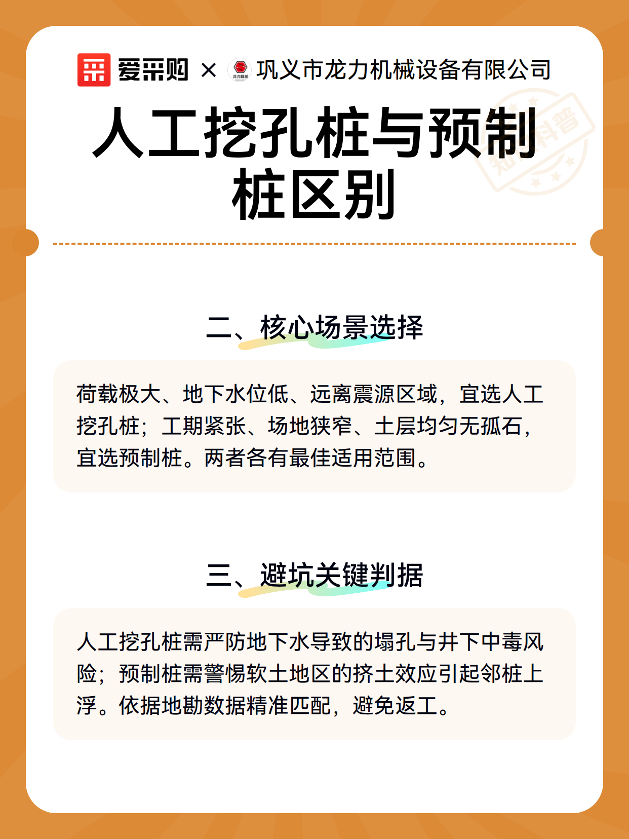 人工挖孔桩与预制桩区别（图3）