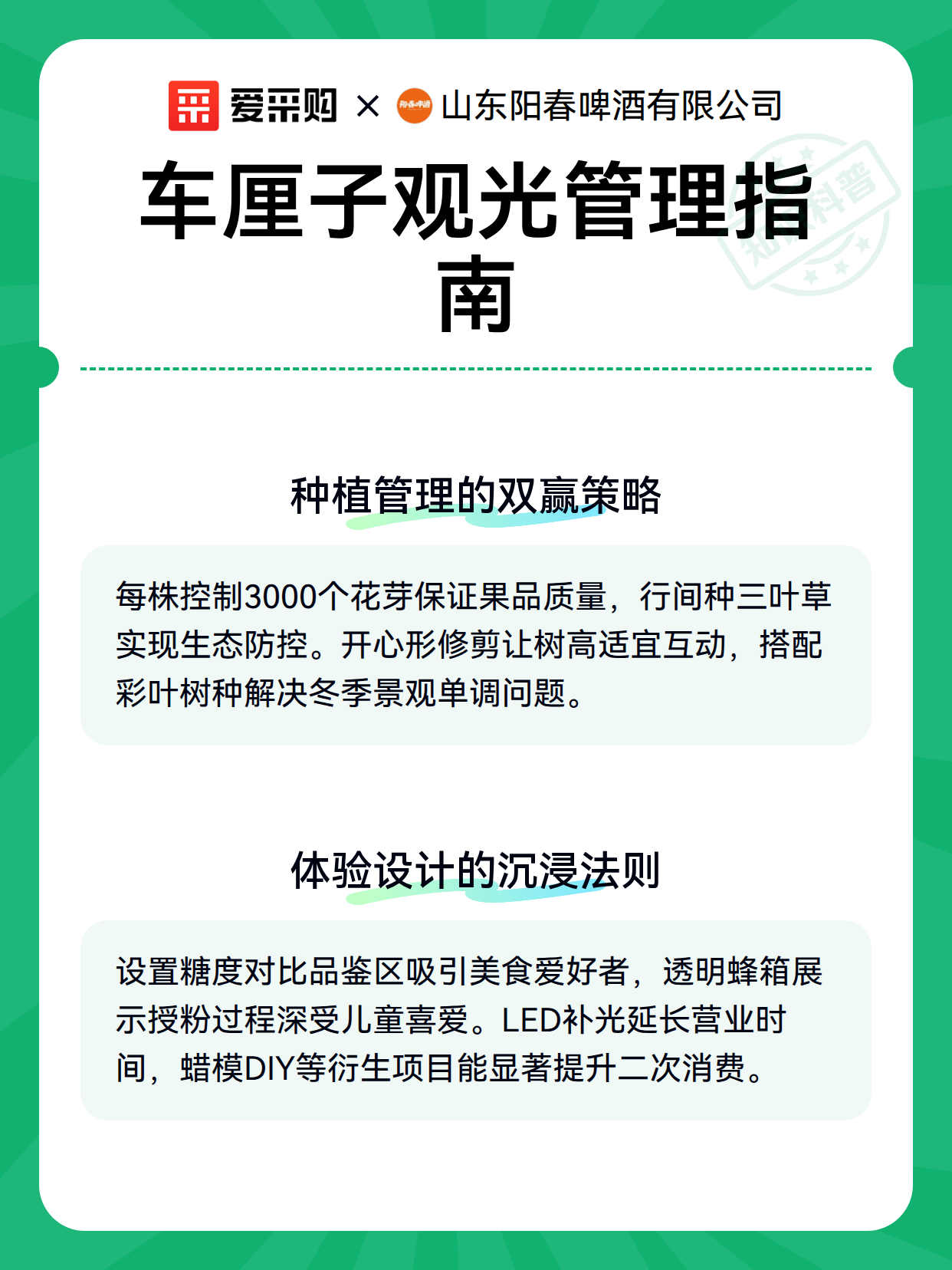 车厘子观光管理指南（图3）