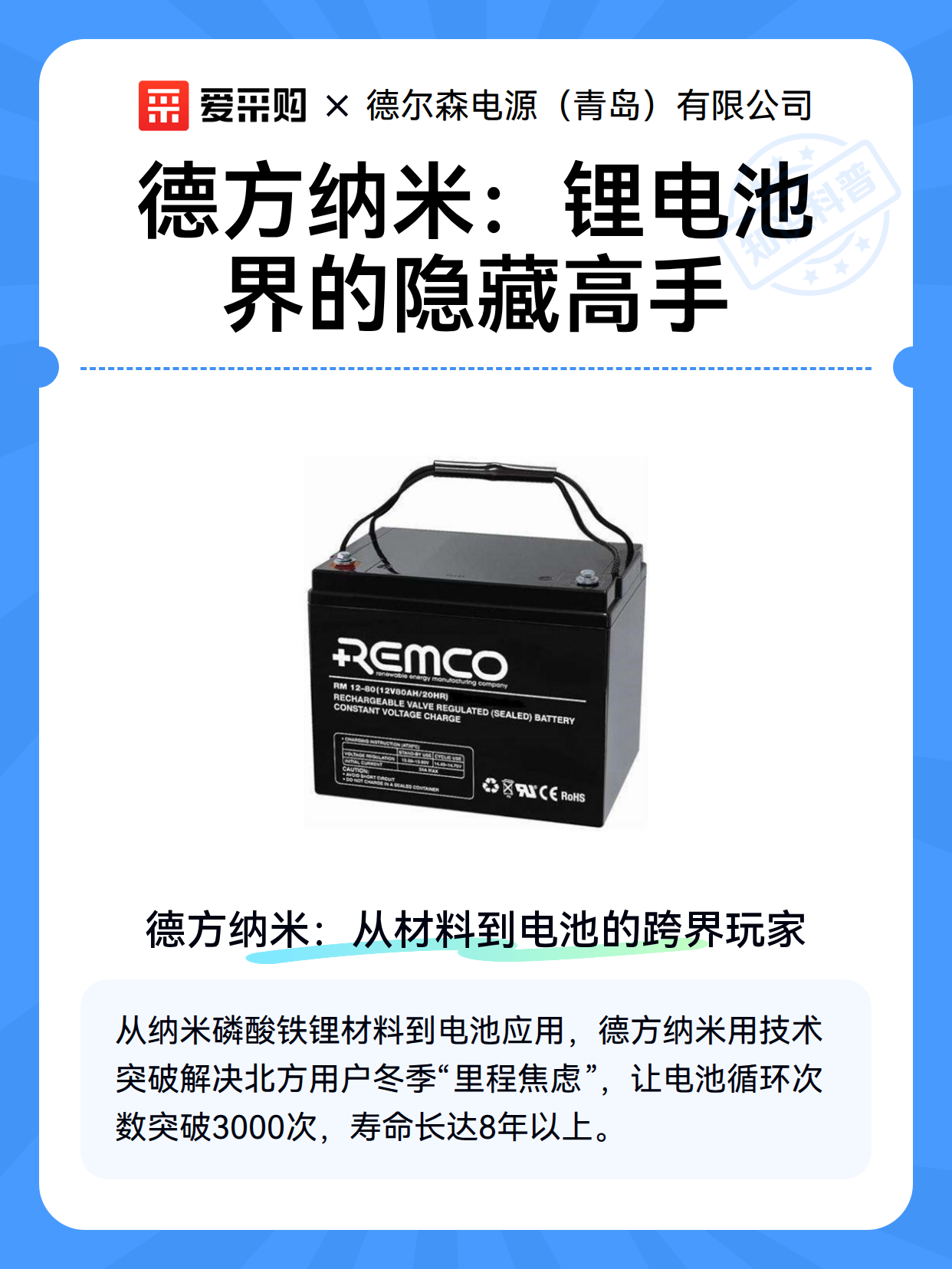 德方纳米：锂电池界的隐藏高手（图1）
