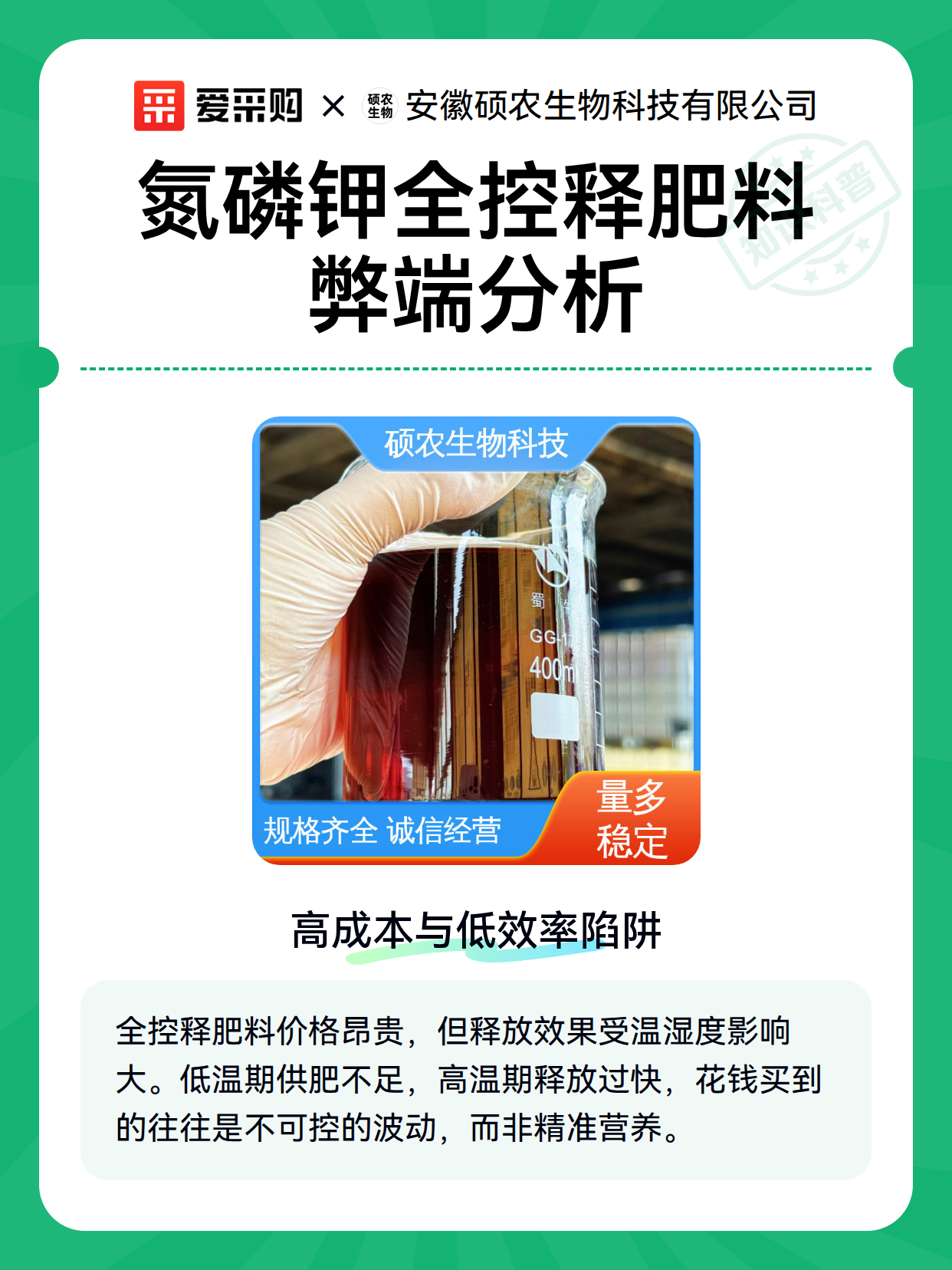 氮磷钾全控释肥料弊端分析（图2）