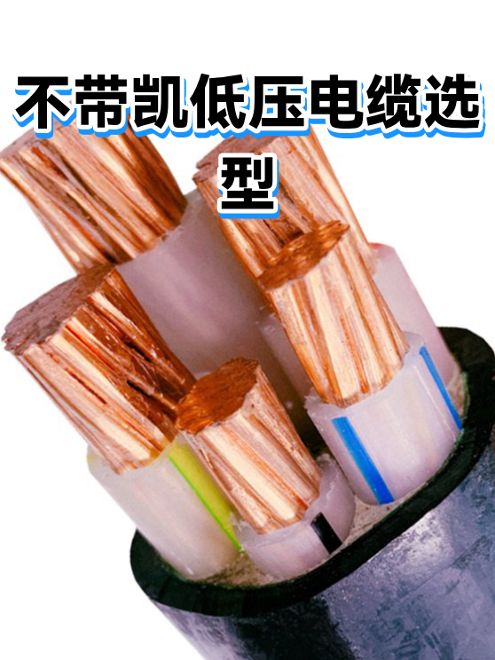 不带凯低压电缆选型（图1）