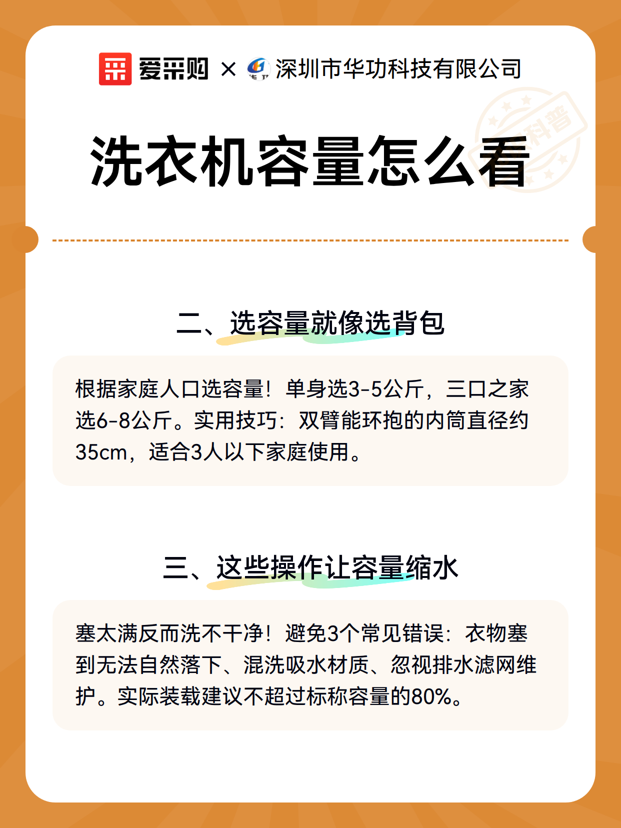 洗衣机容量怎么看（图3）