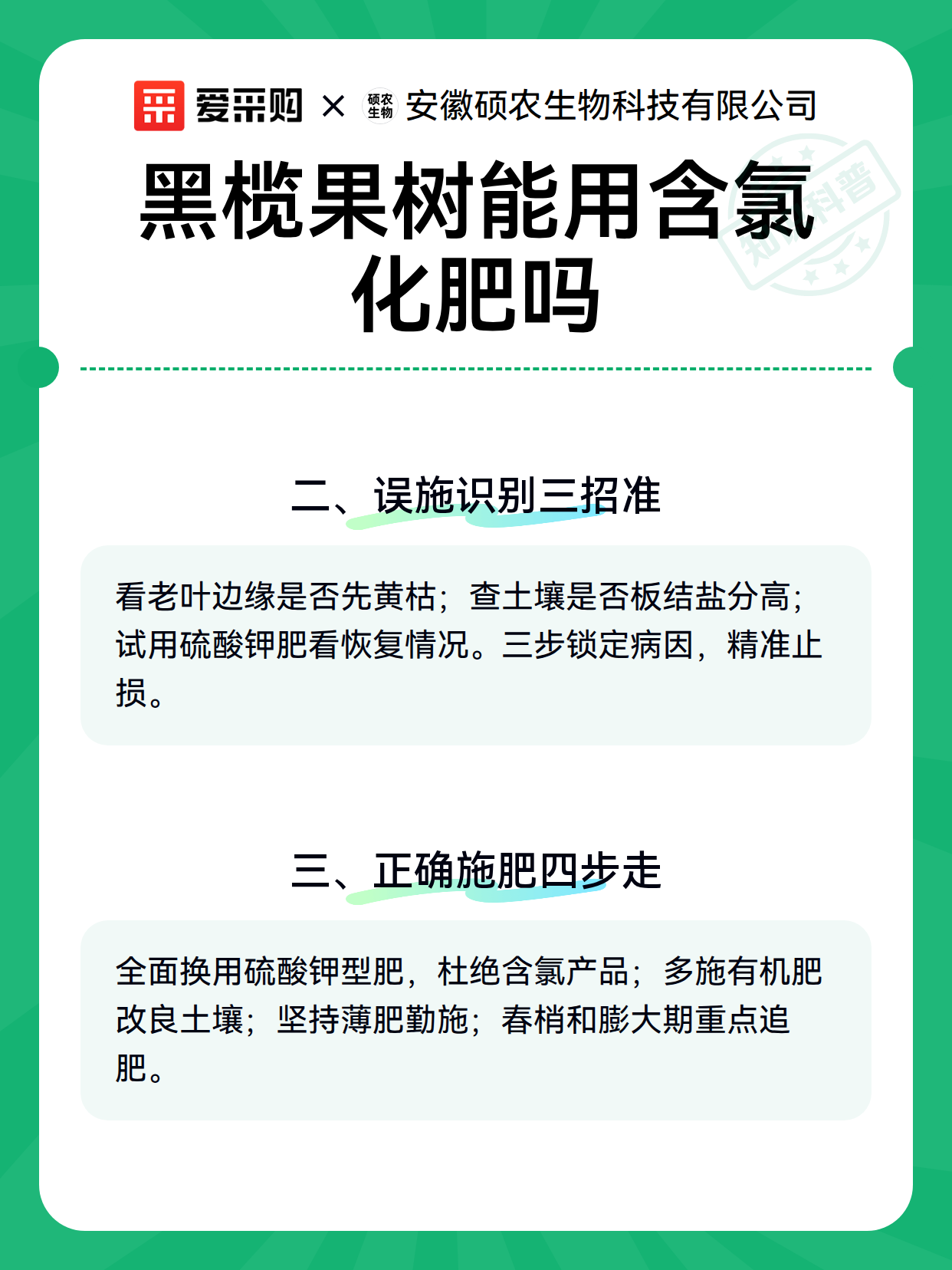 黑榄果树能用含氯化肥吗（图2）