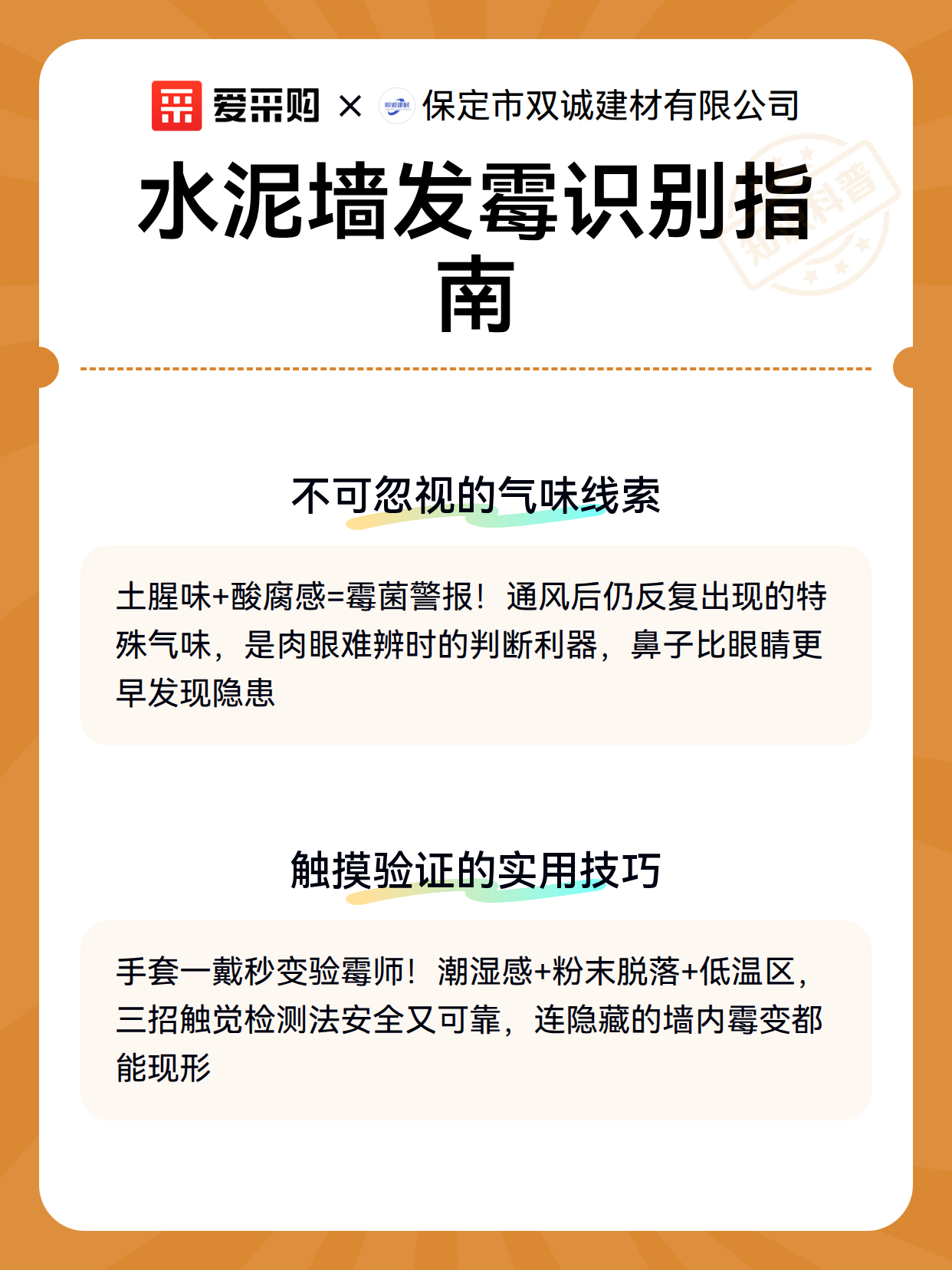 水泥墙发霉识别指南（图3）
