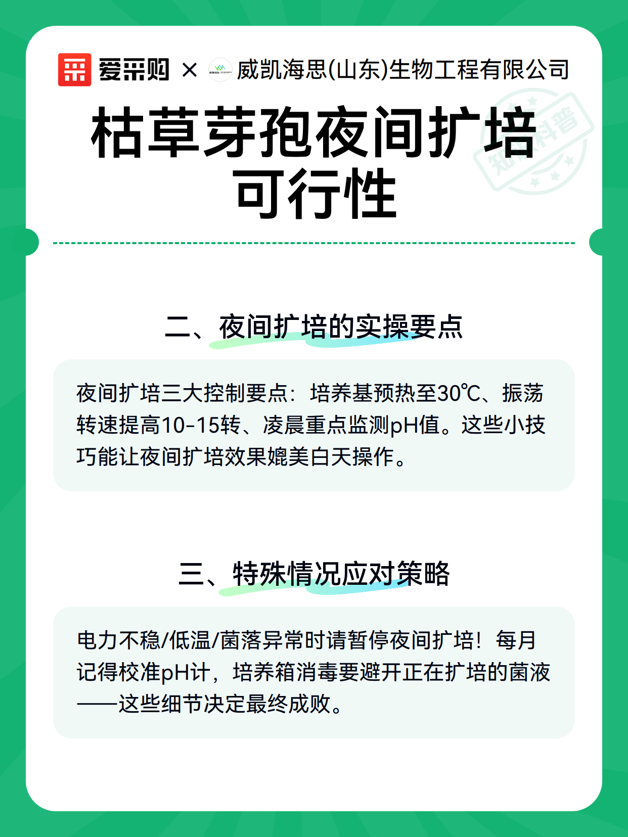 枯草芽孢夜间扩培可行性（图3）