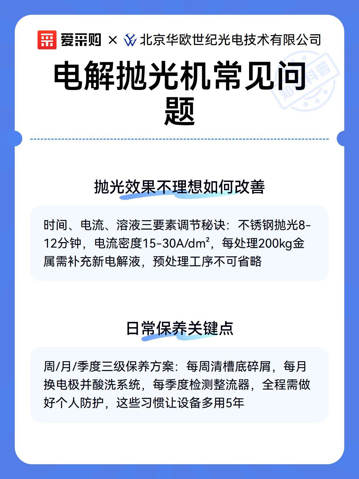 电解抛光机常见问题（图3）