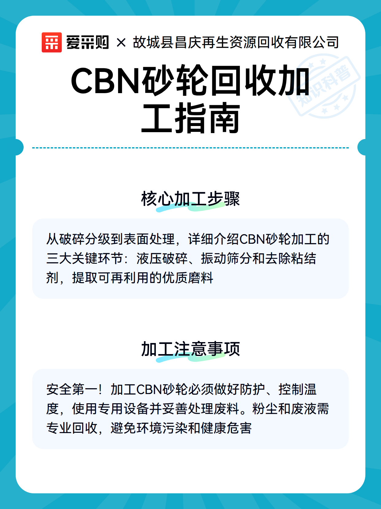 CBN砂轮回收加工指南（图2）