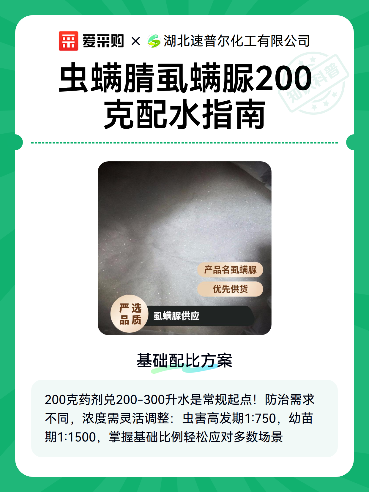虫螨腈虱螨脲200克配水指南（图1）