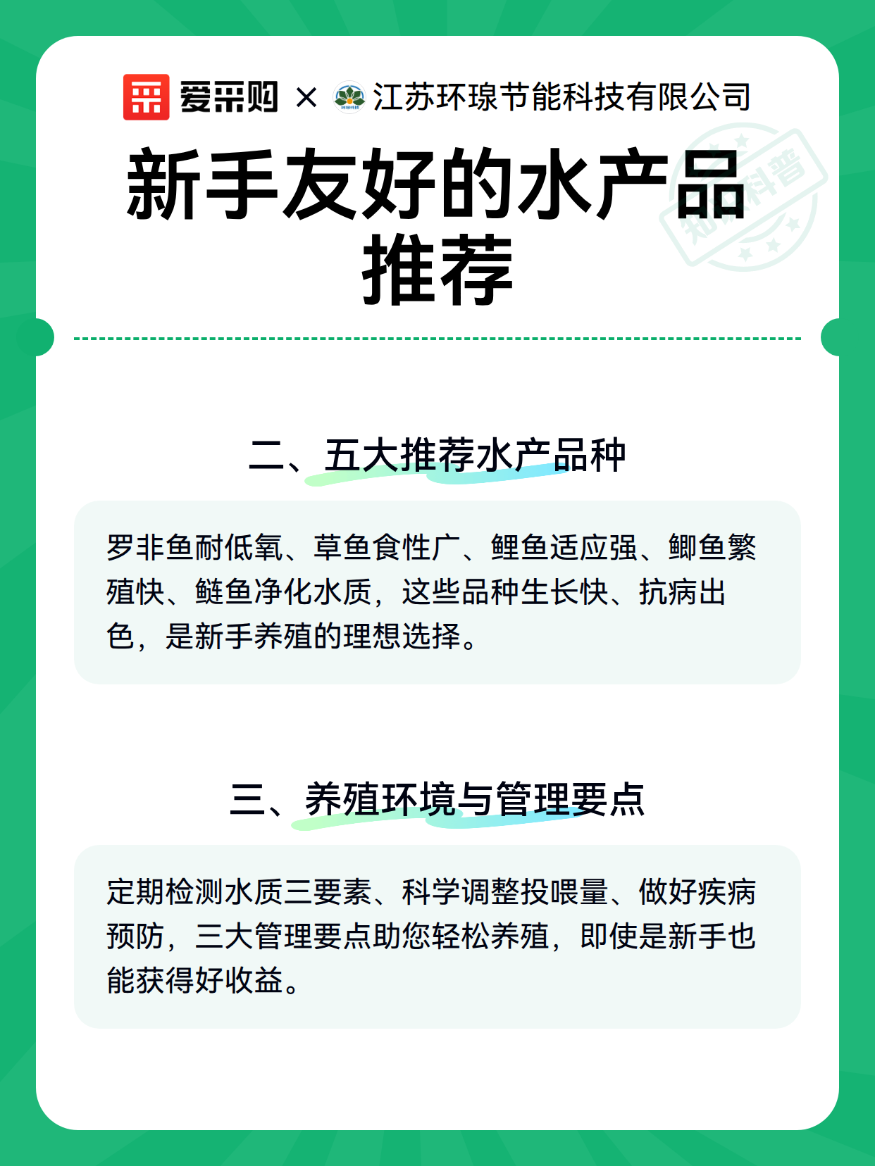 新手友好的水产品推荐（图3）