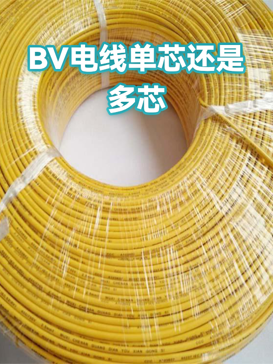 BV电线单芯还是多芯（图1）