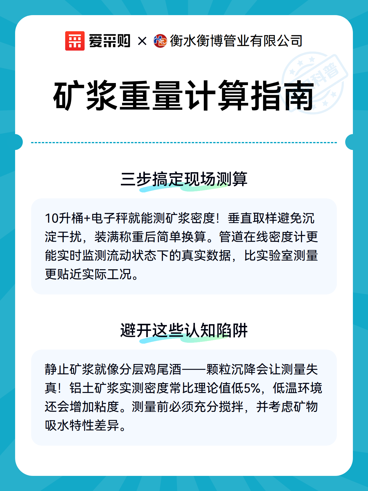 矿浆重量计算指南（图2）