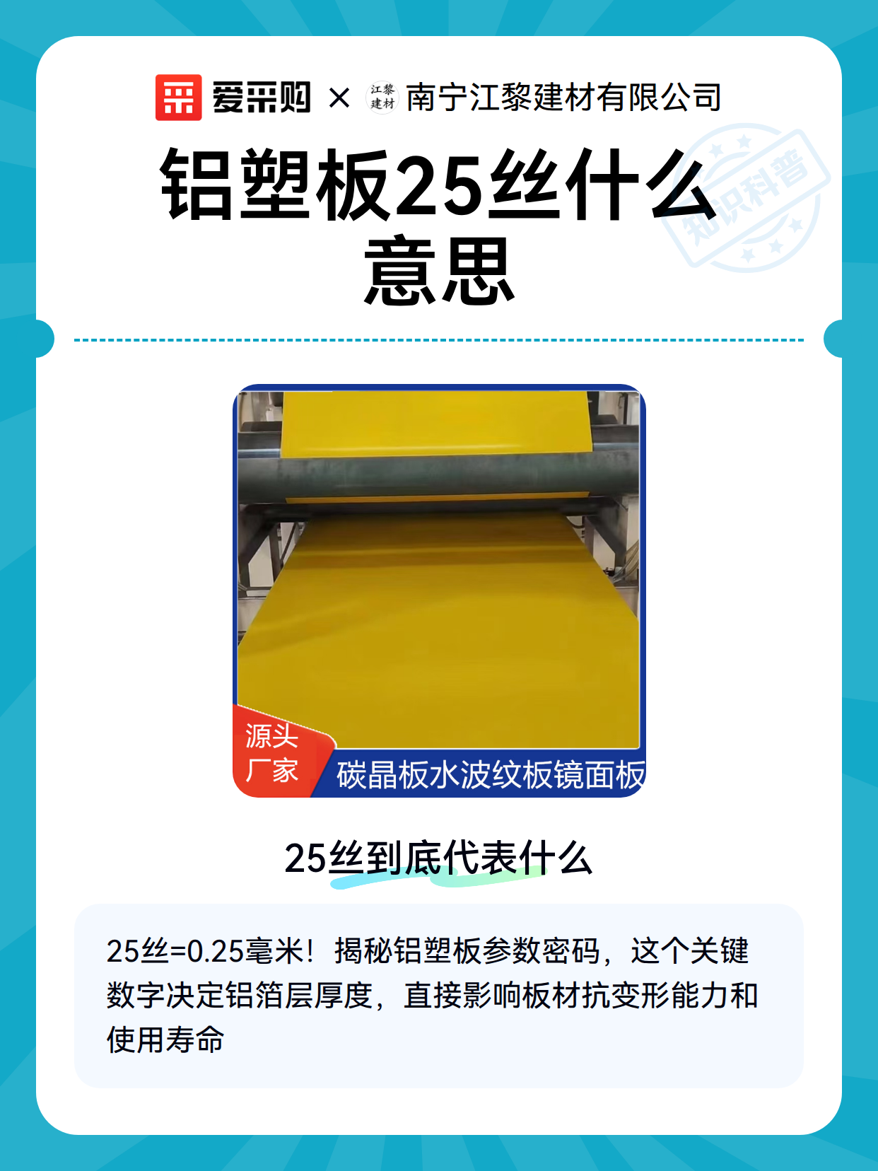 铝塑板25丝什么意思（图2）